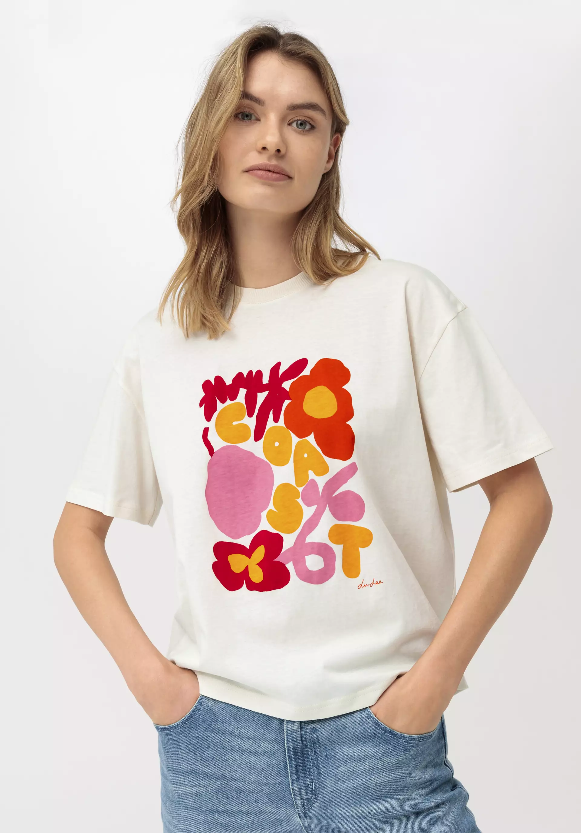 LIV LEE 539715138 reiner aus Bio-Baumwolle X HESSNATUR T-Shirt