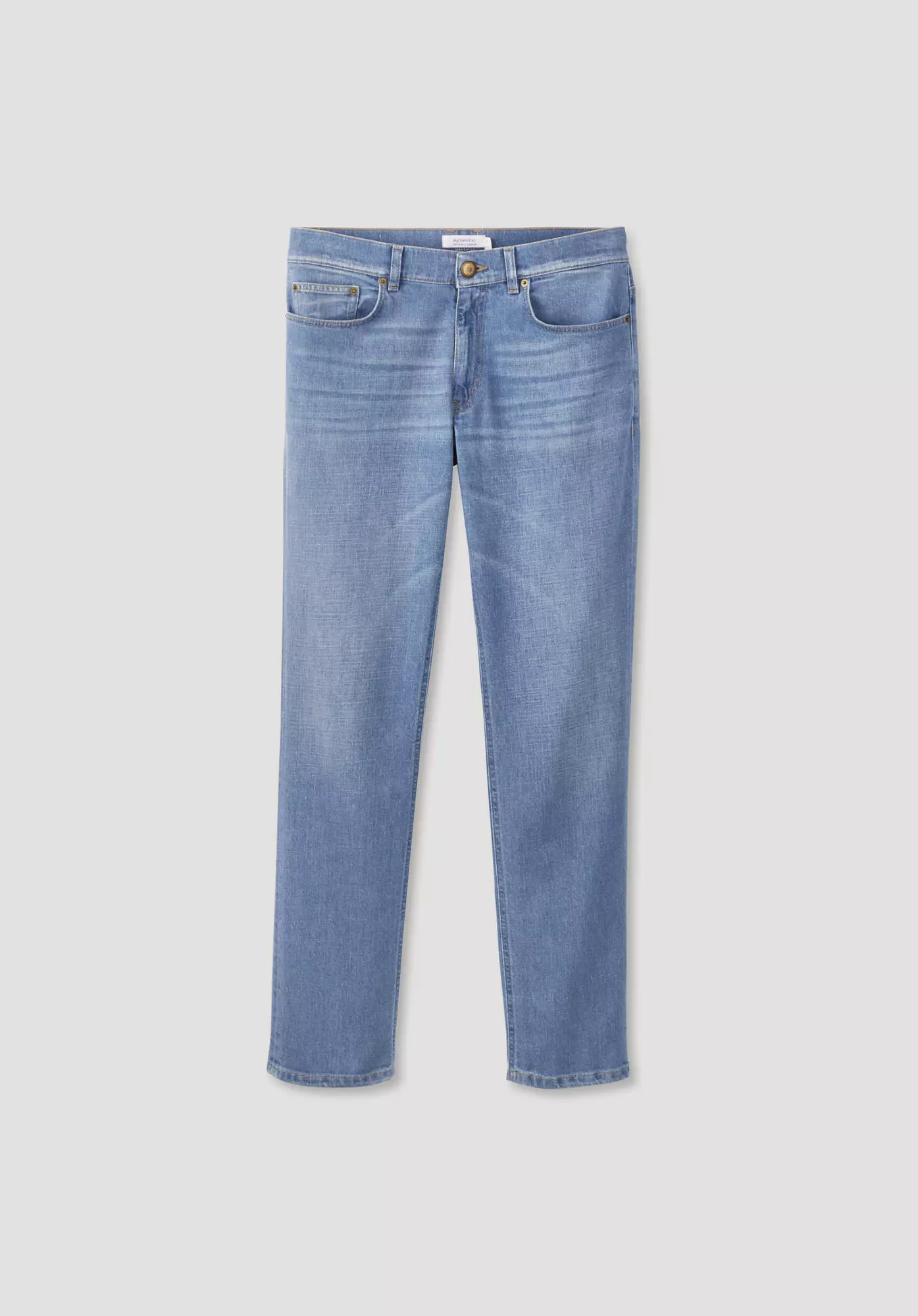 Ben straight fit jeans in organic denim with hemp - 4