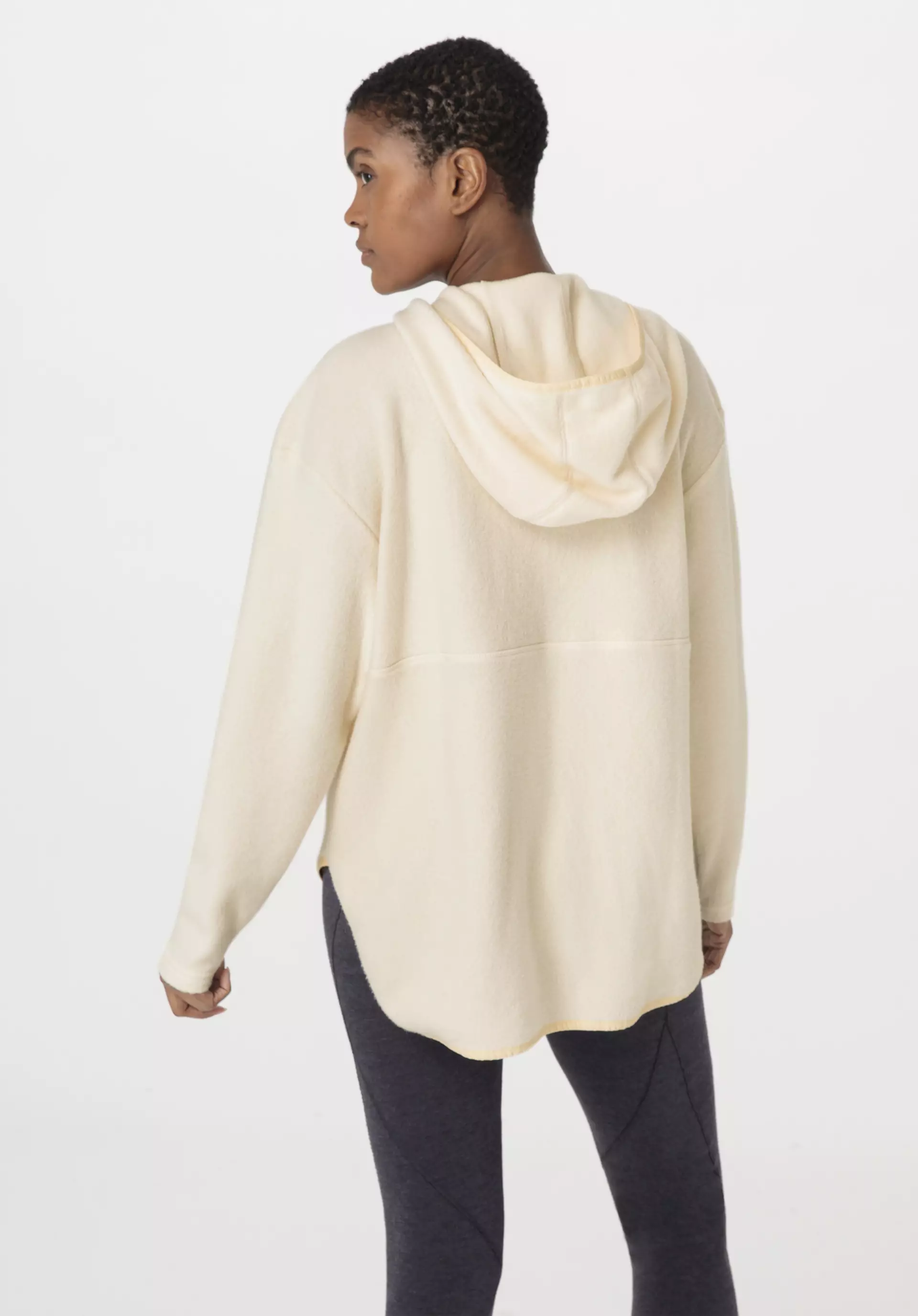 Fleece hoodie Relaxed ACTIVE LIGHT made of pure organic cotton - 2