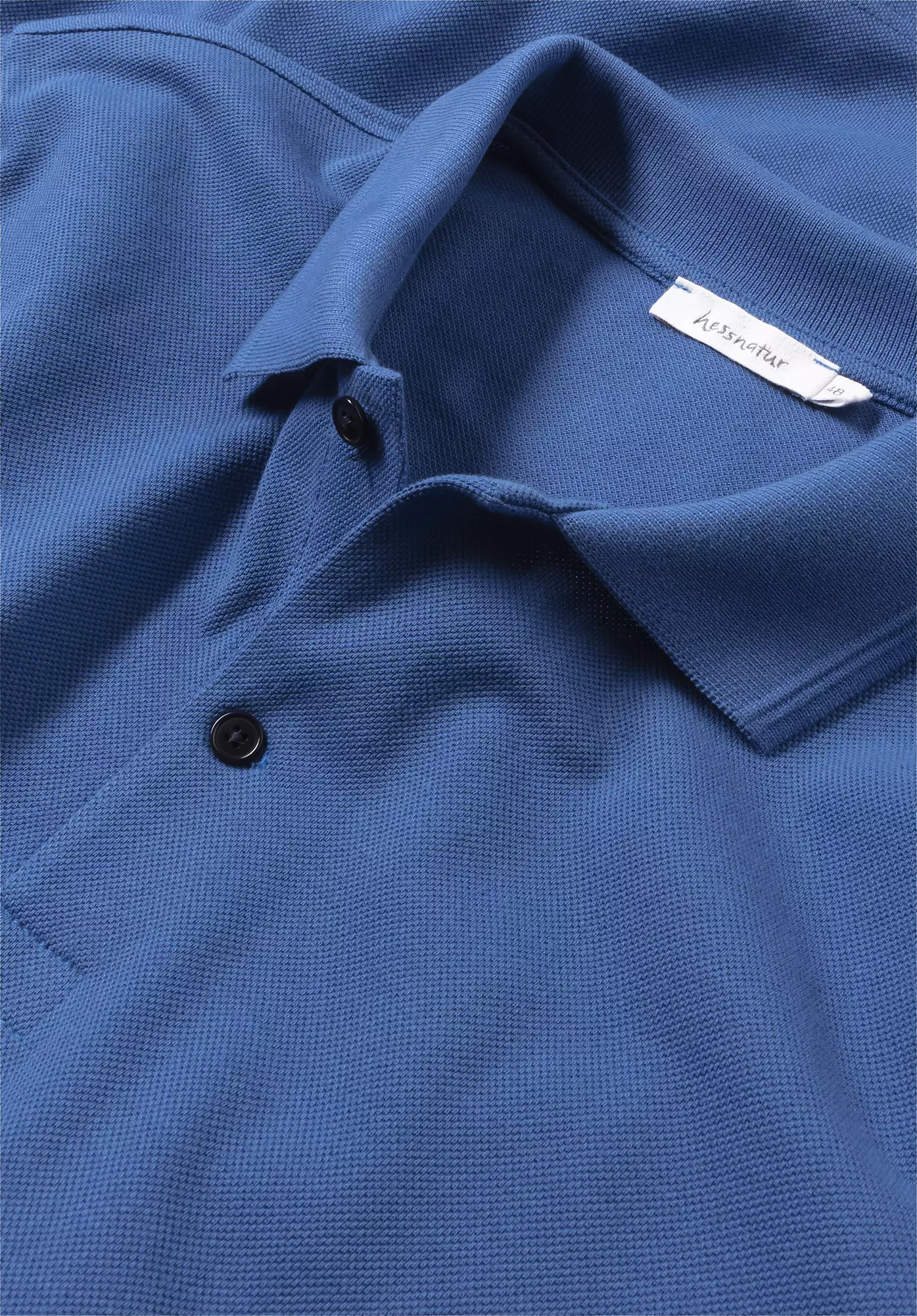Twill jersey polo shirt made from pure organic cotton - 5