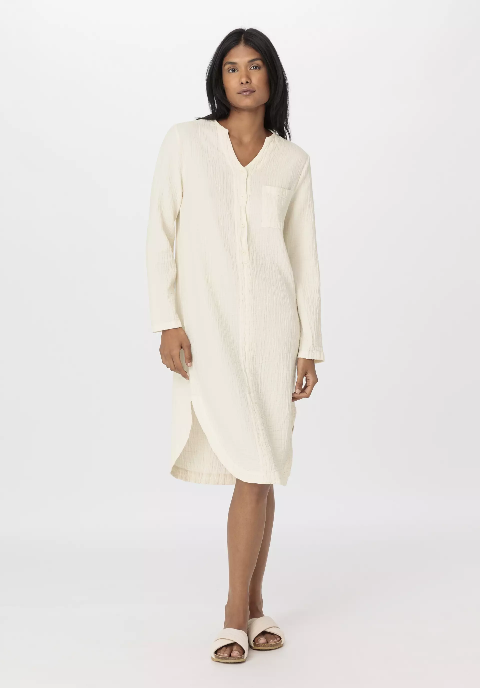 Muslin nightdress Relaxed PURE COMFORT made from pure organic cotton 54262