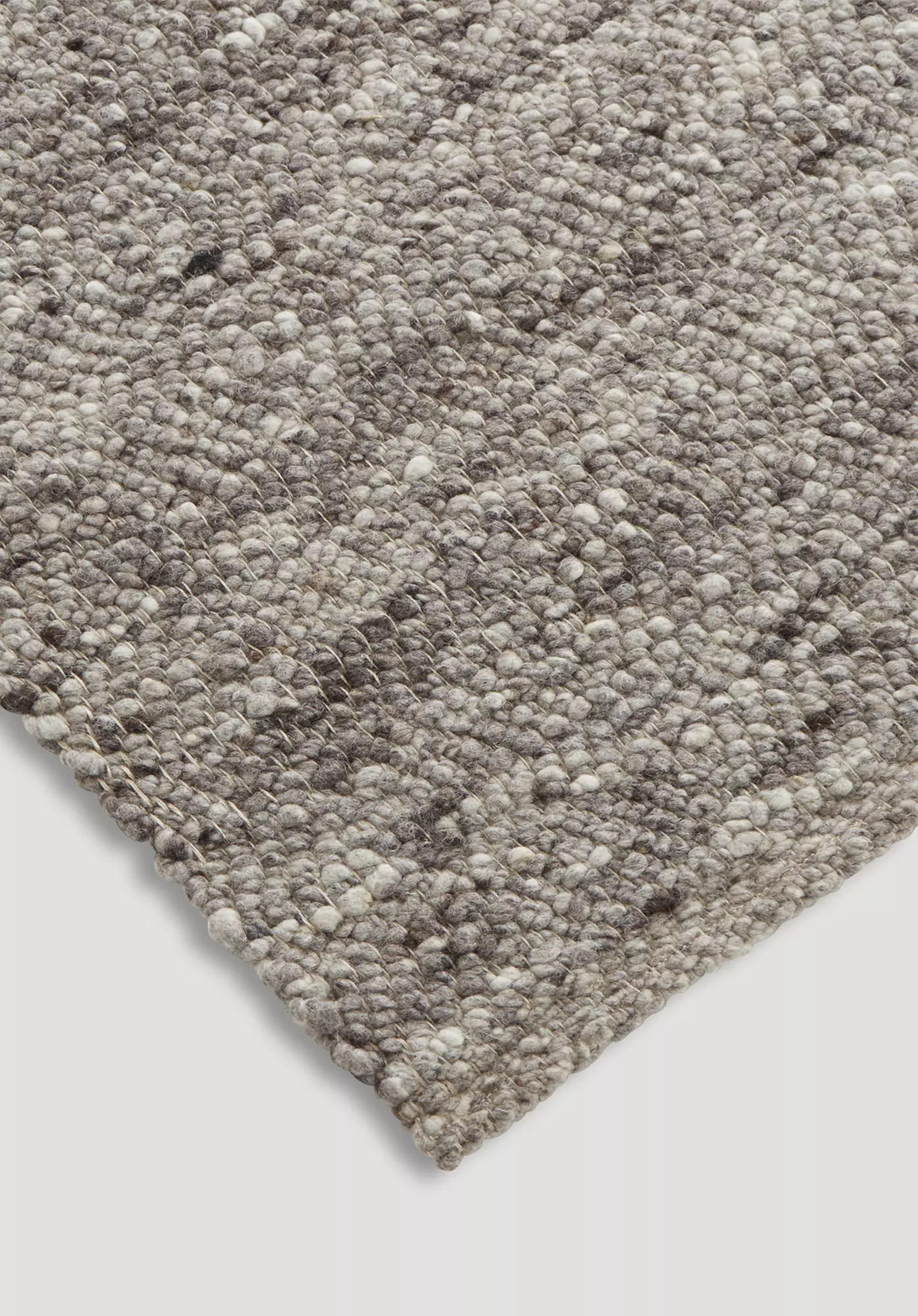 Mosaic woven rug made from pure new wool - 1