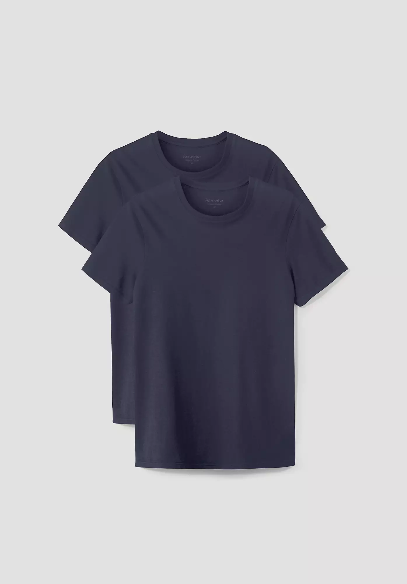 Basic regular t-shirt made from pure organic cotton in a 2-pack - 4