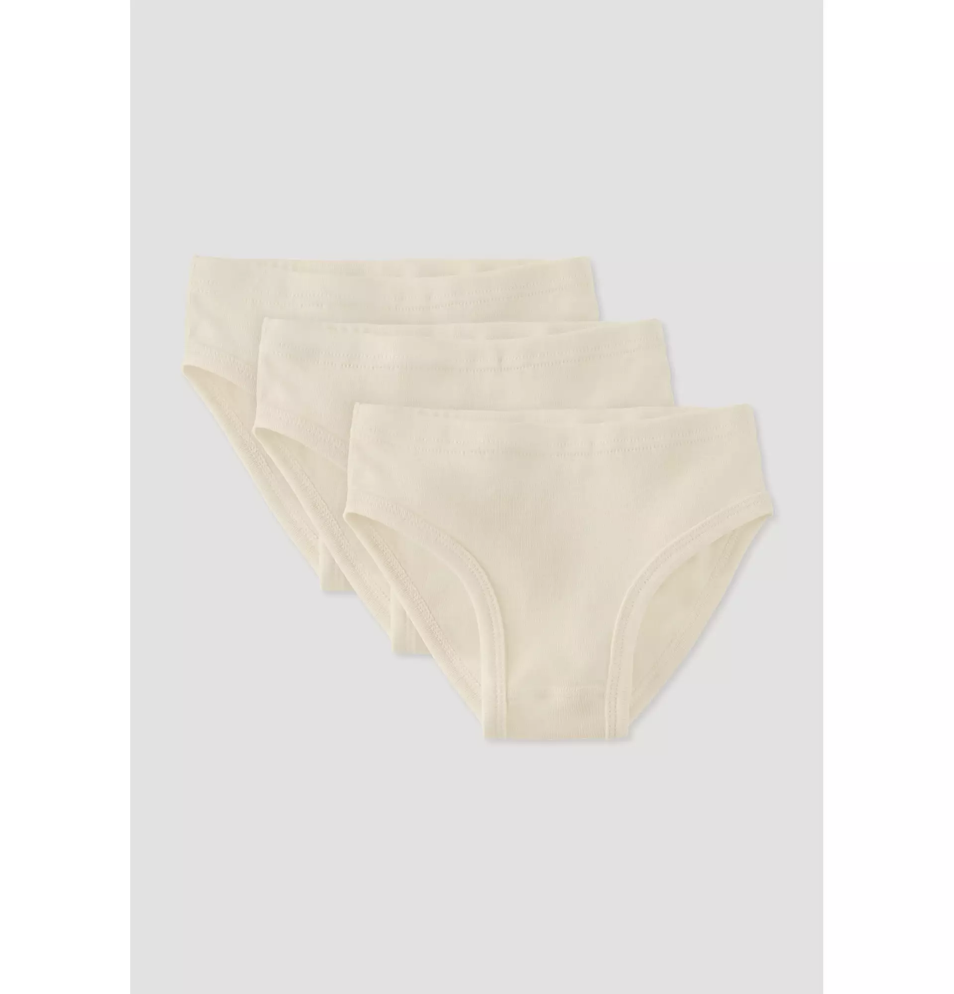 Girls' panties PureNatur 3-pack made of pure organic cotton 54395