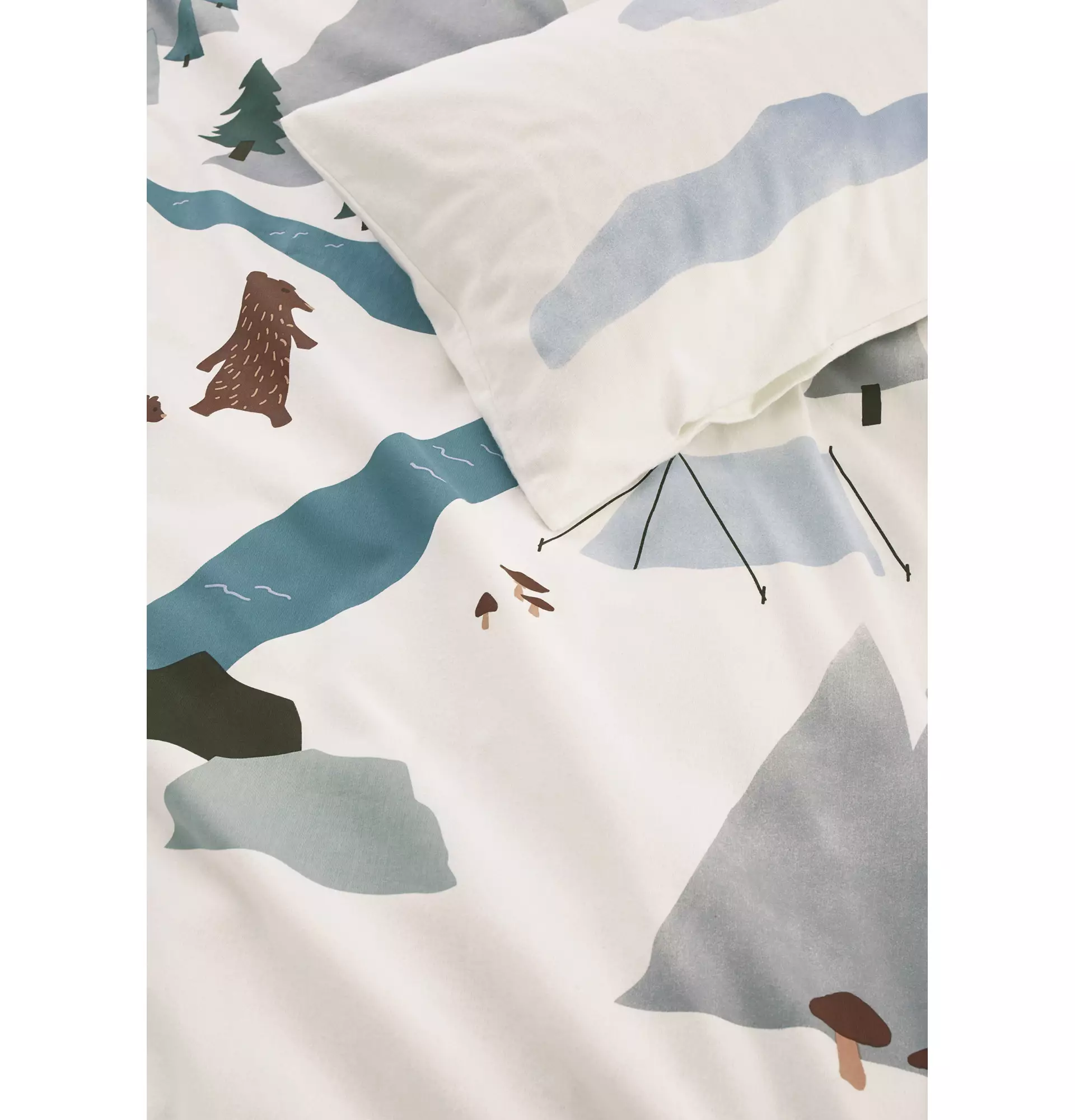Beaver bed linen made from pure organic cotton - 1