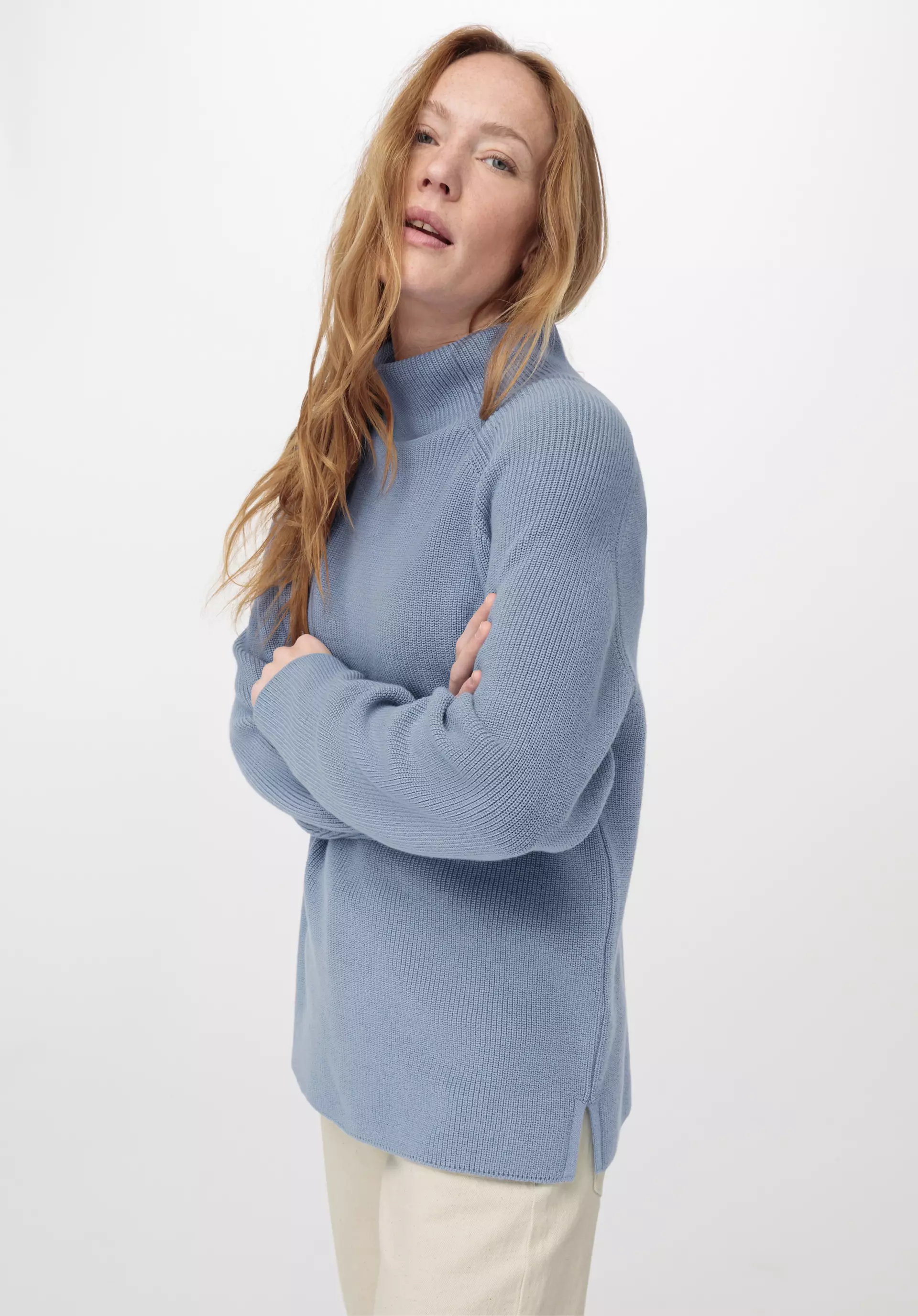 Turtleneck made from pure organic cotton - 1