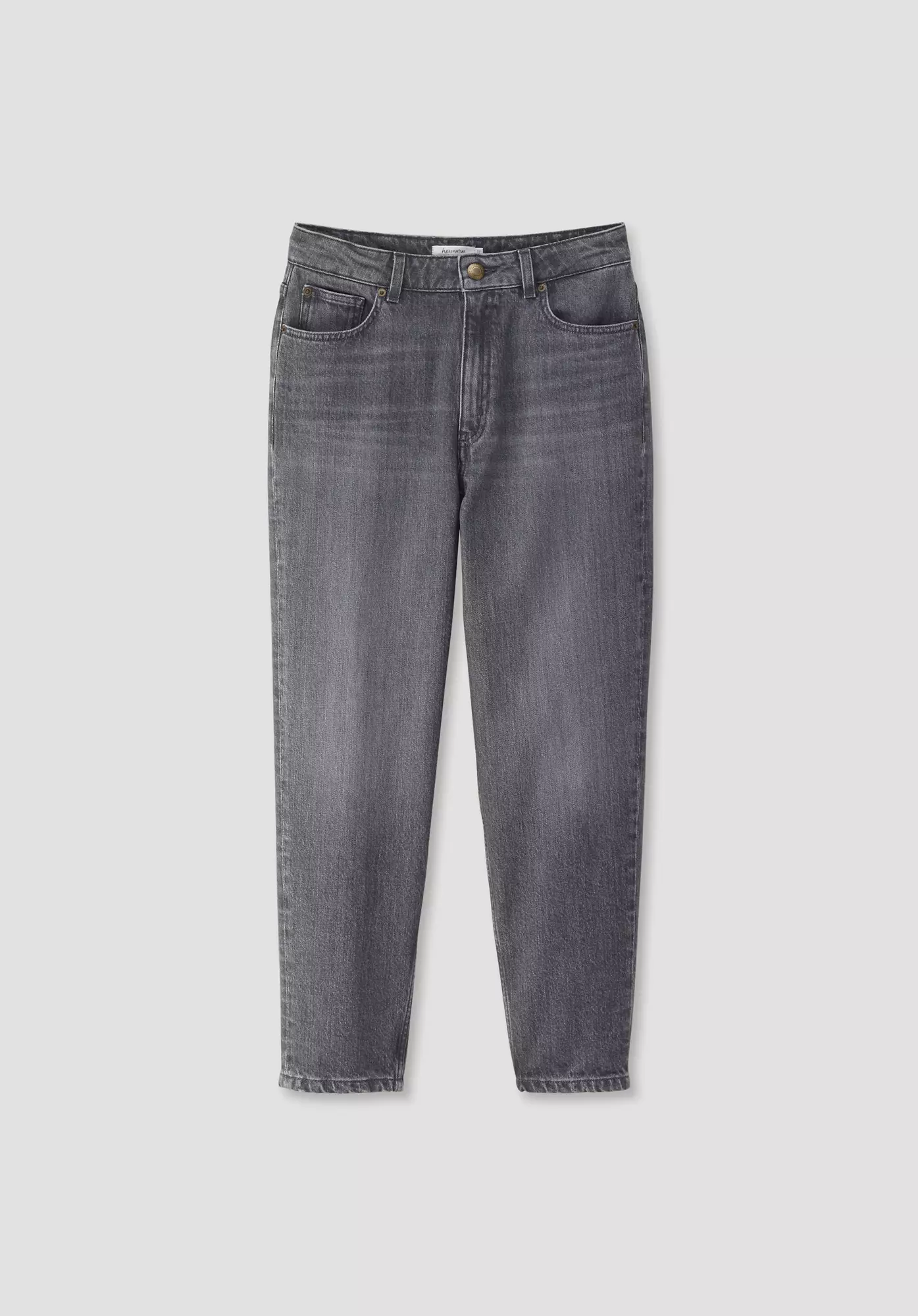 NELE Mid Rise Barrel Leg jeans made from organic denim - 4