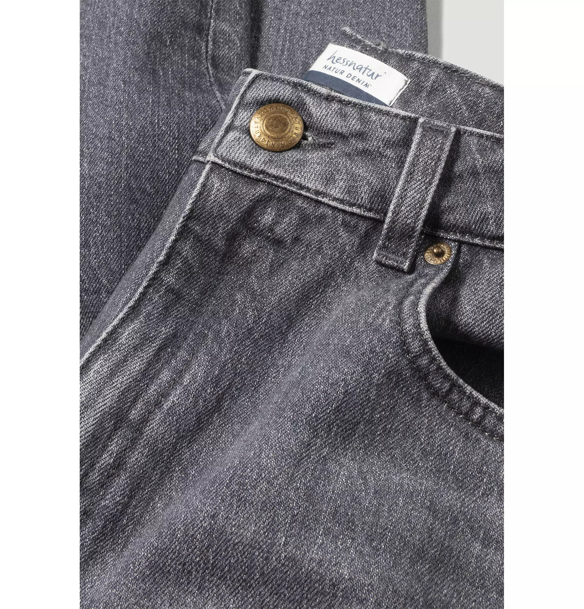 NELE Mid Rise Barrel Leg jeans made from organic denim - 5