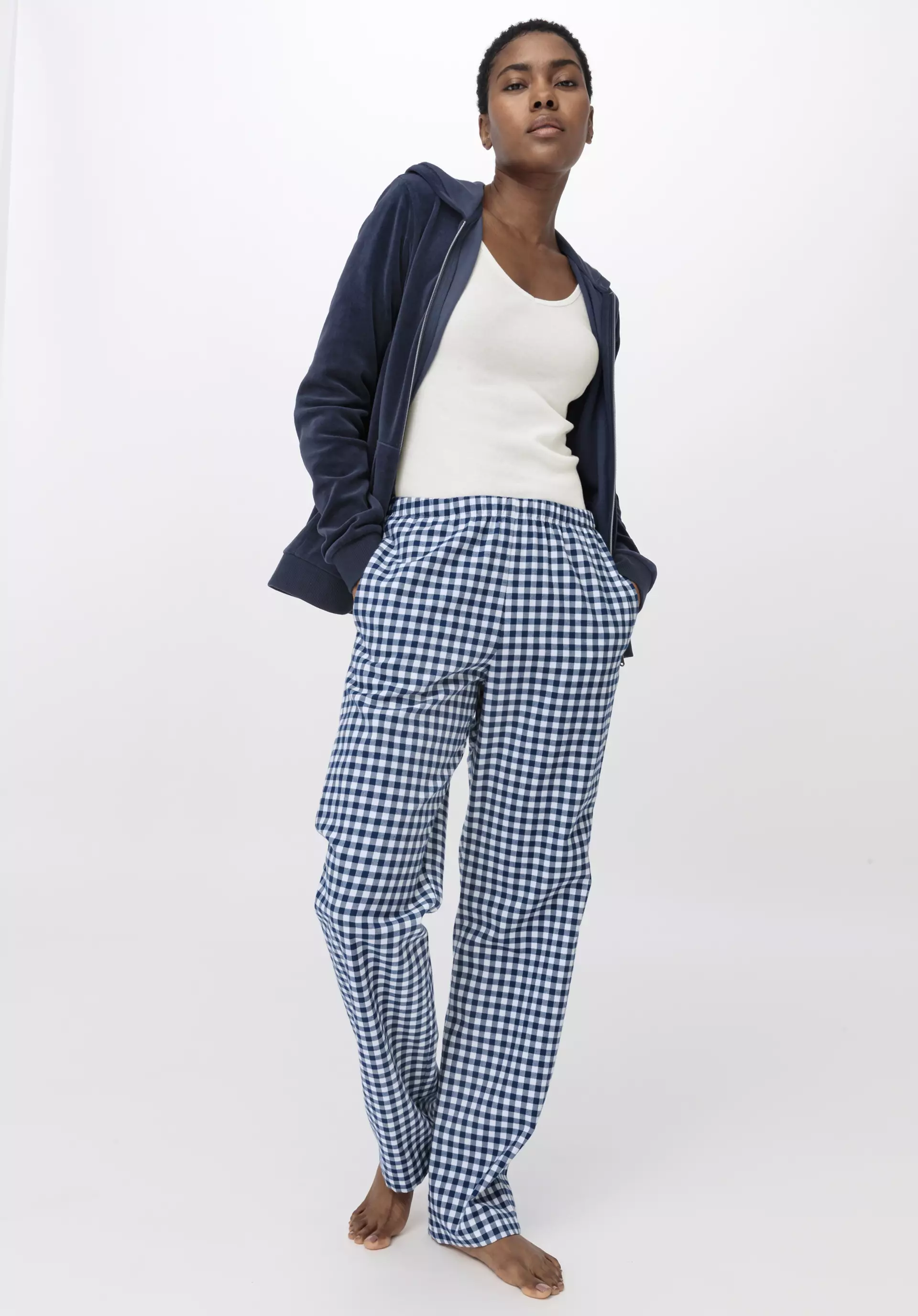 Flannel pajama pants made from pure organic cotton 54801