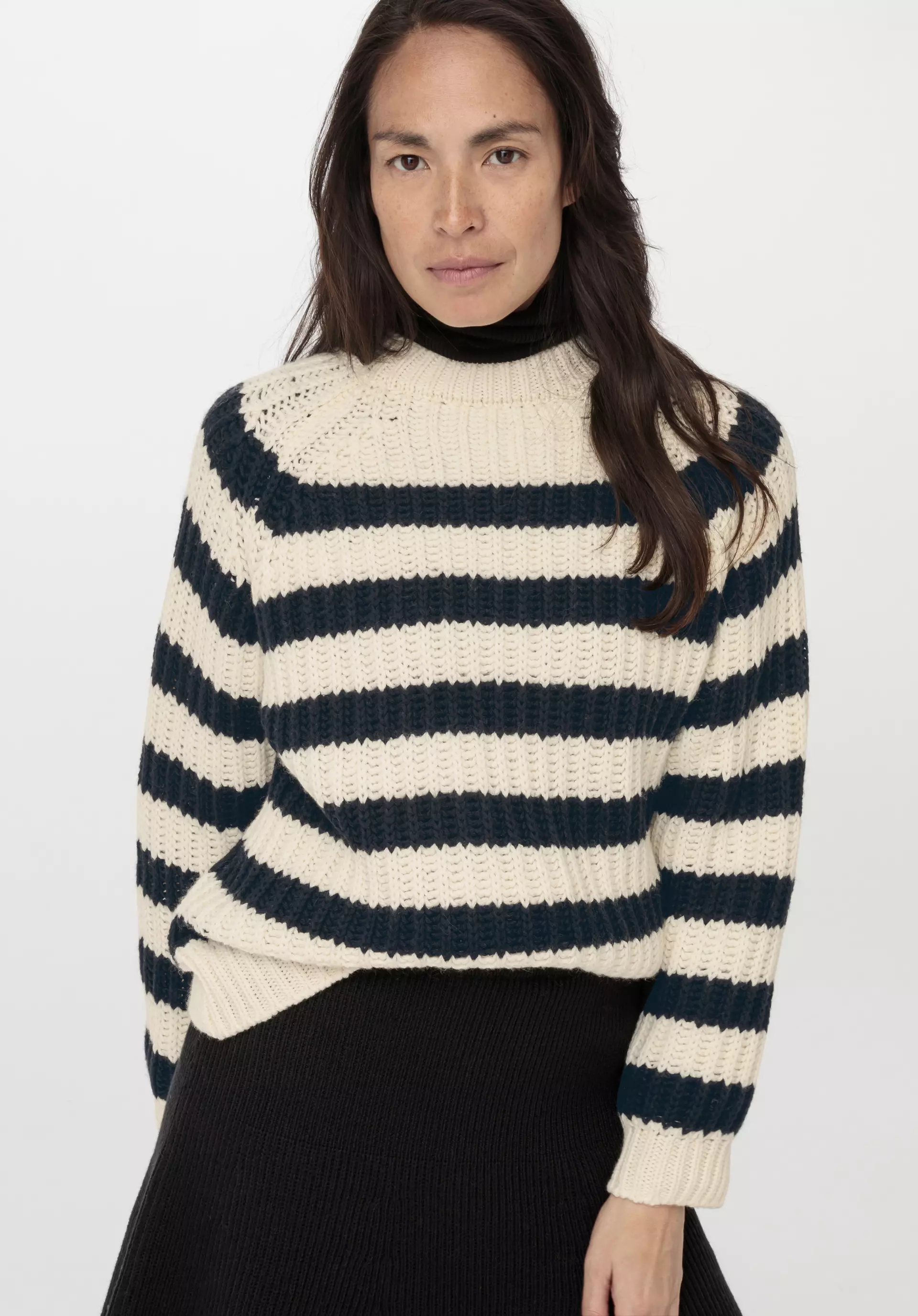 Sweater made of organic cotton and organic new wool - 1