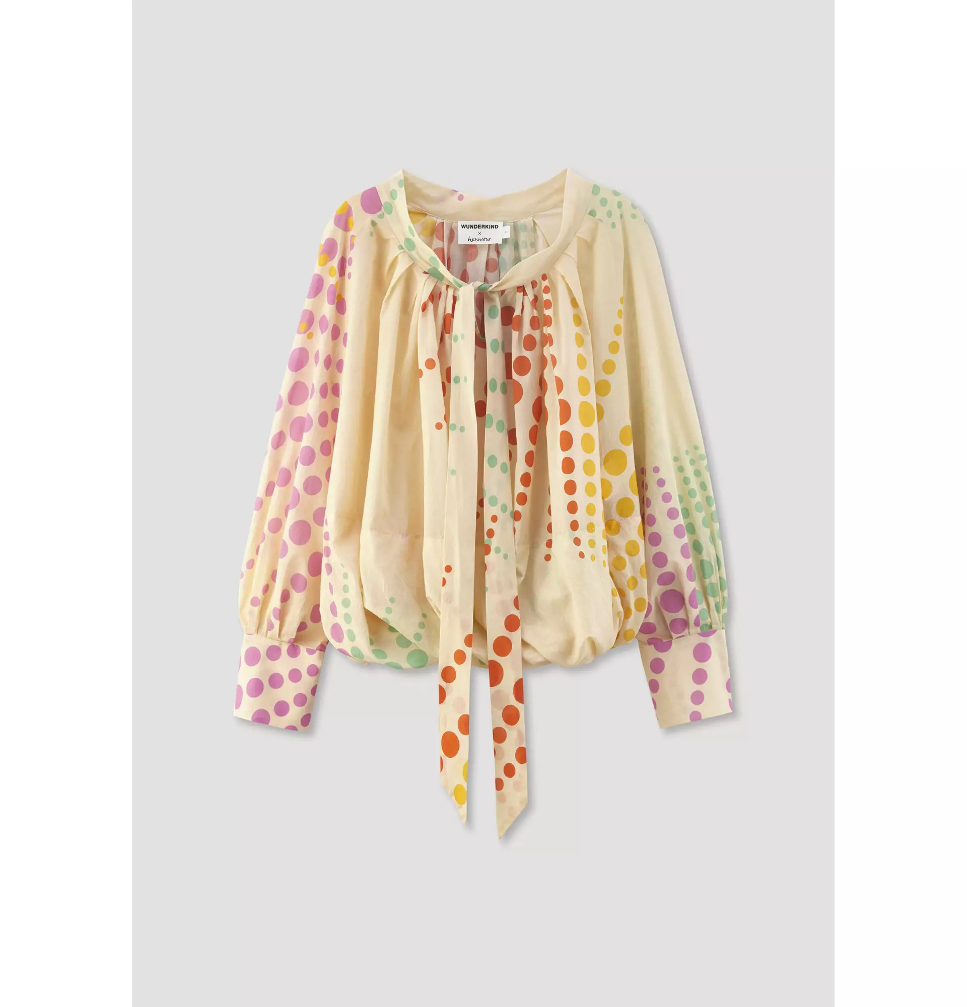 WUNDERKIND X HESSNATUR Relaxed blouse made of pure organic cotton - 4