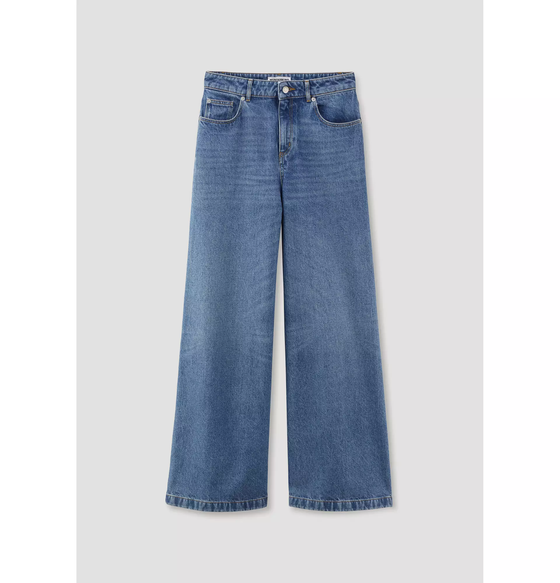 WUNDERKIND X HESSNATUR jeans high rise flared made of pure organic denim - 4