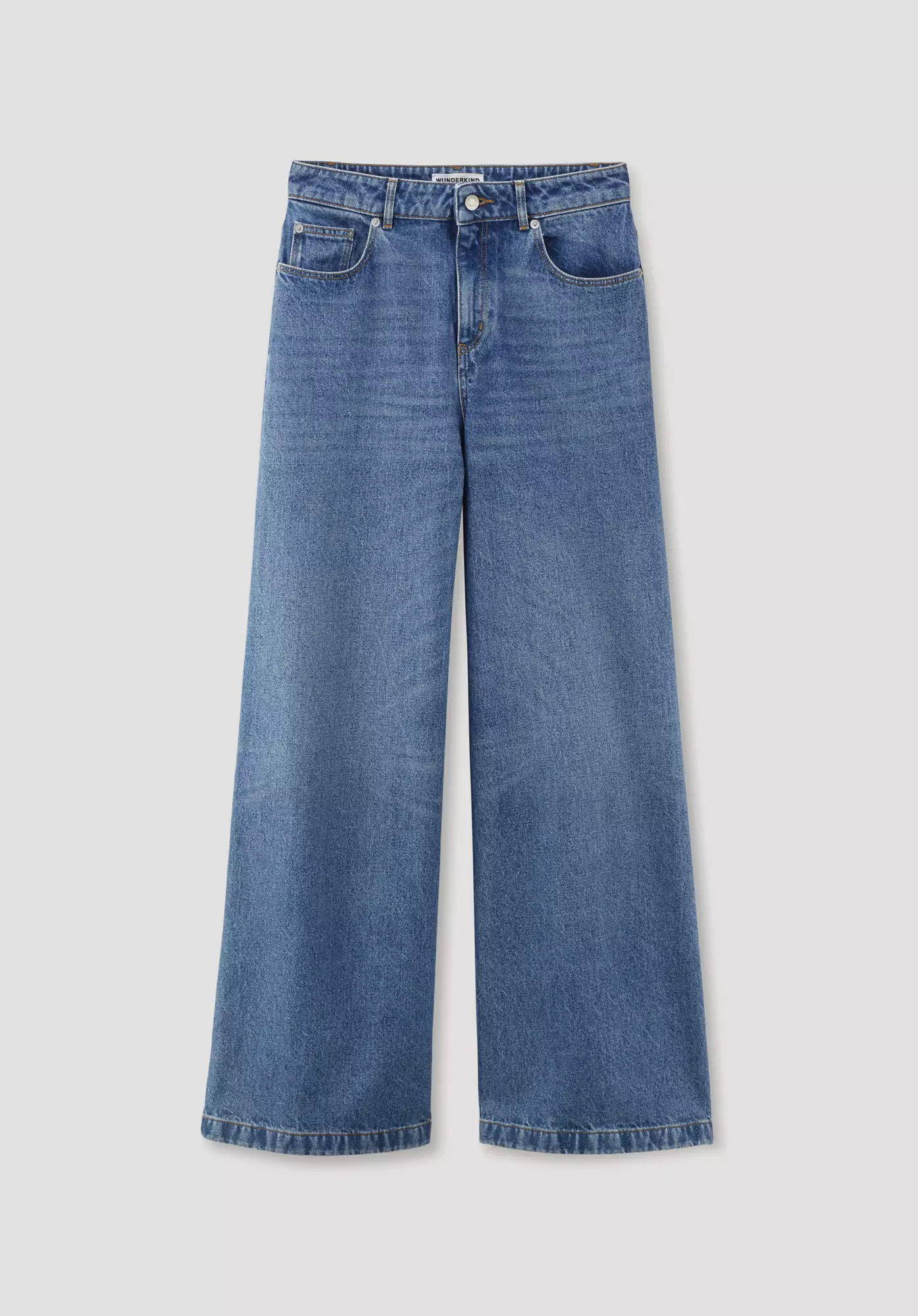 WUNDERKIND X HESSNATUR jeans high rise flared made of pure organic denim - 4