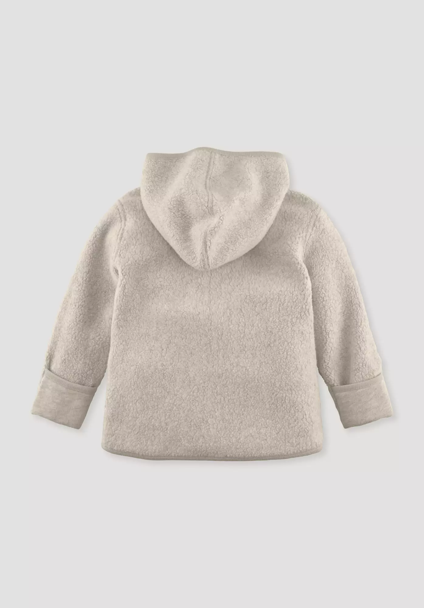 Fleece Jacke Regular aus reiner Bio-Baumwolle - 0