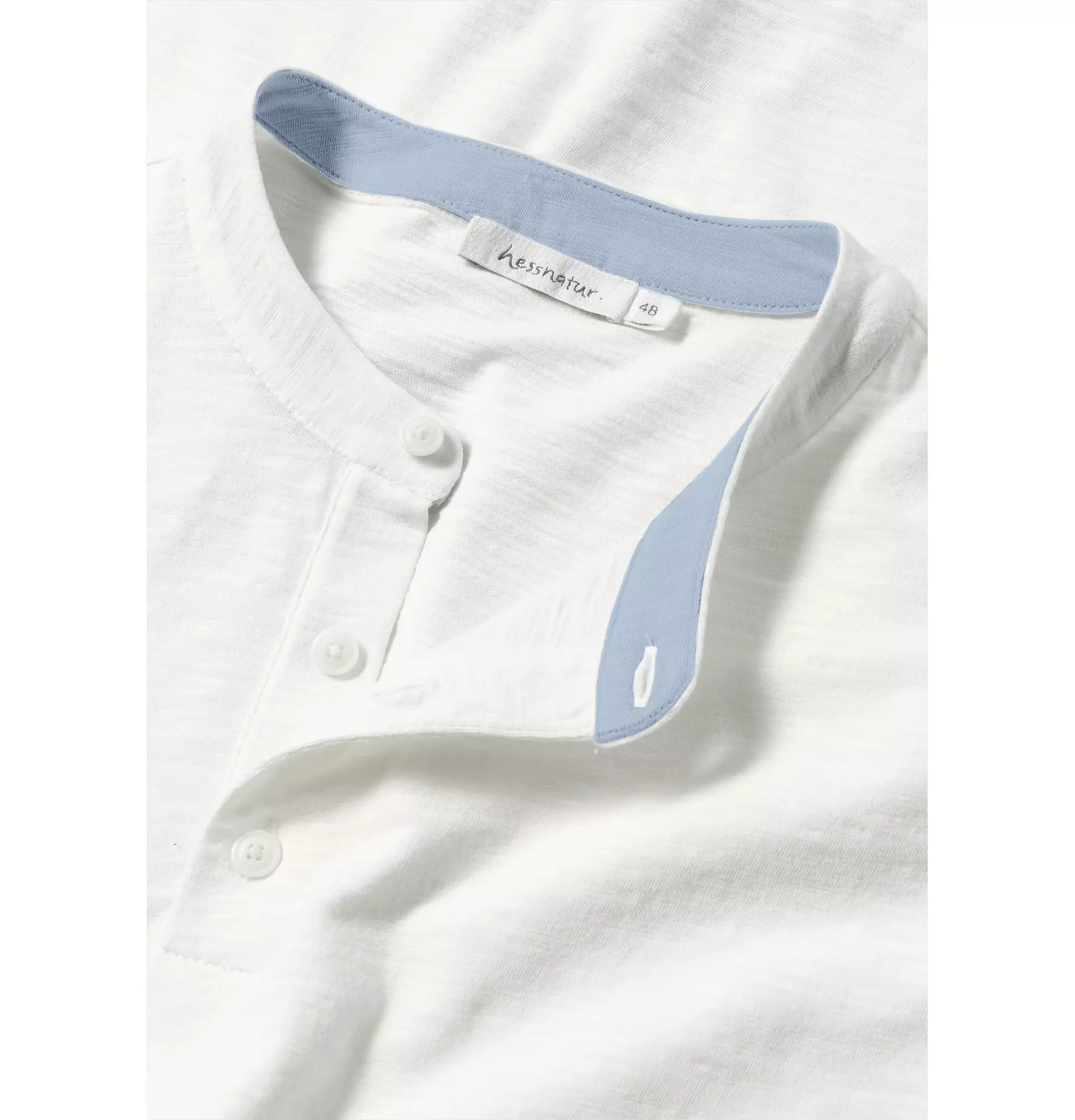 Slub Henley Shirt Regular made from pure organic cotton - 5