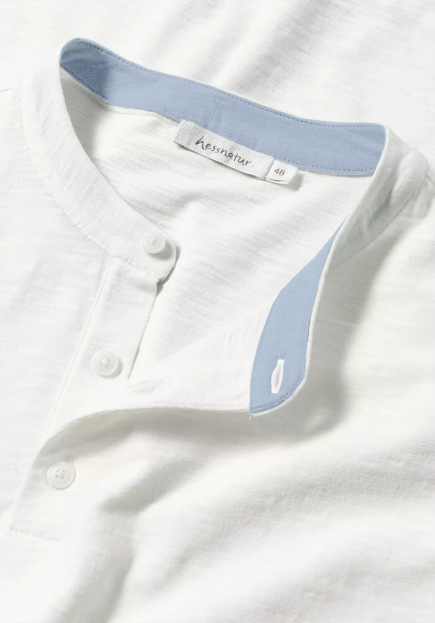Slub Henley Shirt Regular made from pure organic cotton - 5