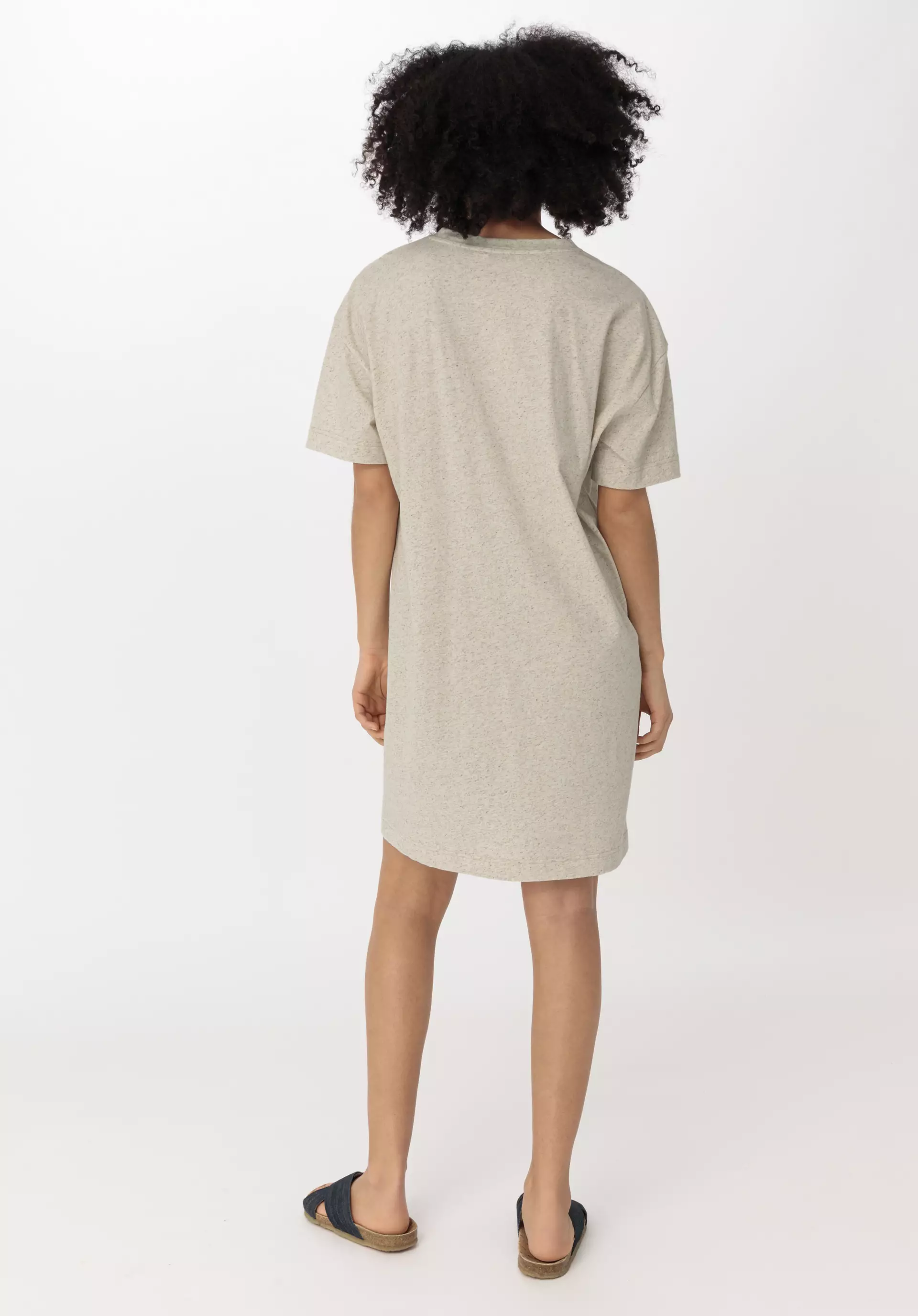 T-Shirt Kleid aus Bio-Baumwolle mit Hanf - 1