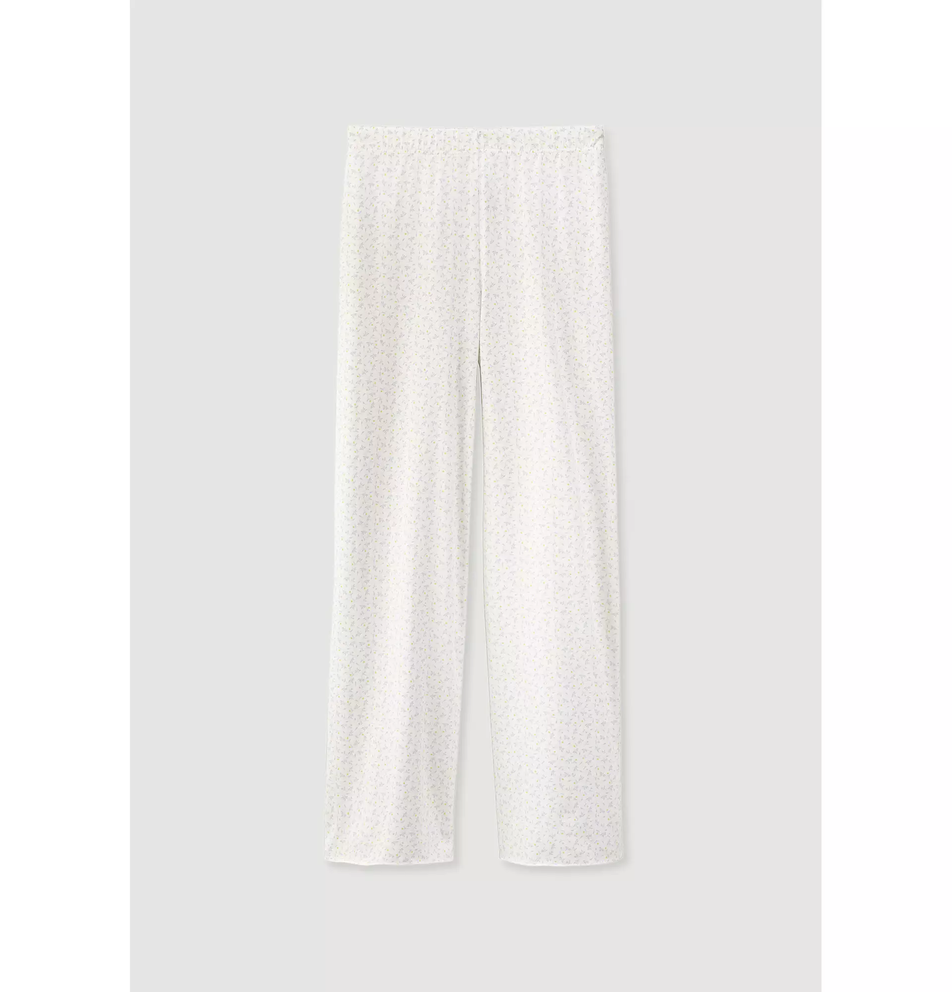 Relaxed SOFT FLOWER sleeping pants made of pure organic cotton - 2