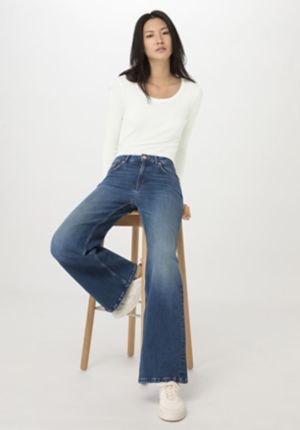 Jeans ALVA High Rise Wide Leg aus Bio-Denim