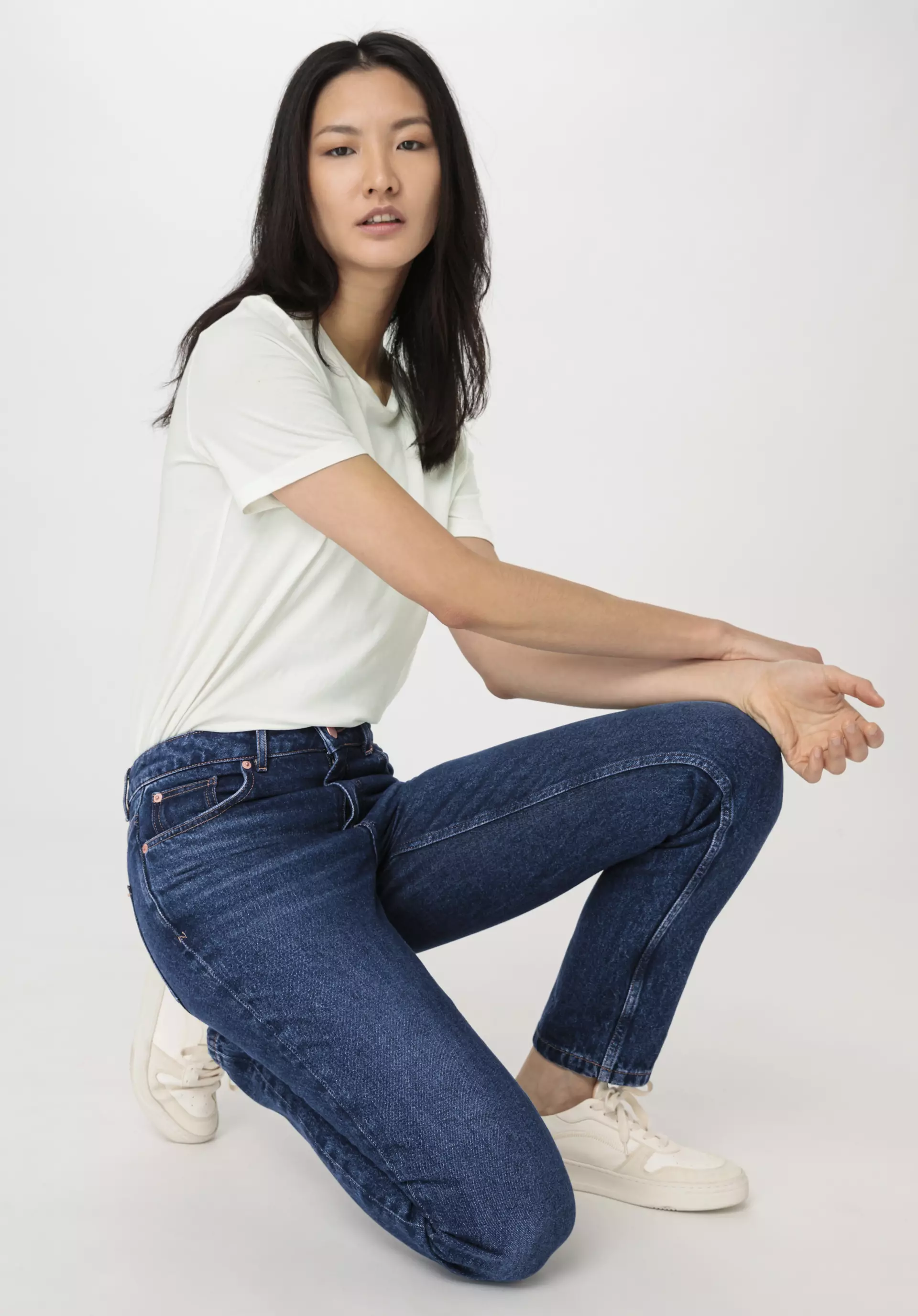 Jeans HANNA High Rise Mom aus reinem Bio-Denim - 1