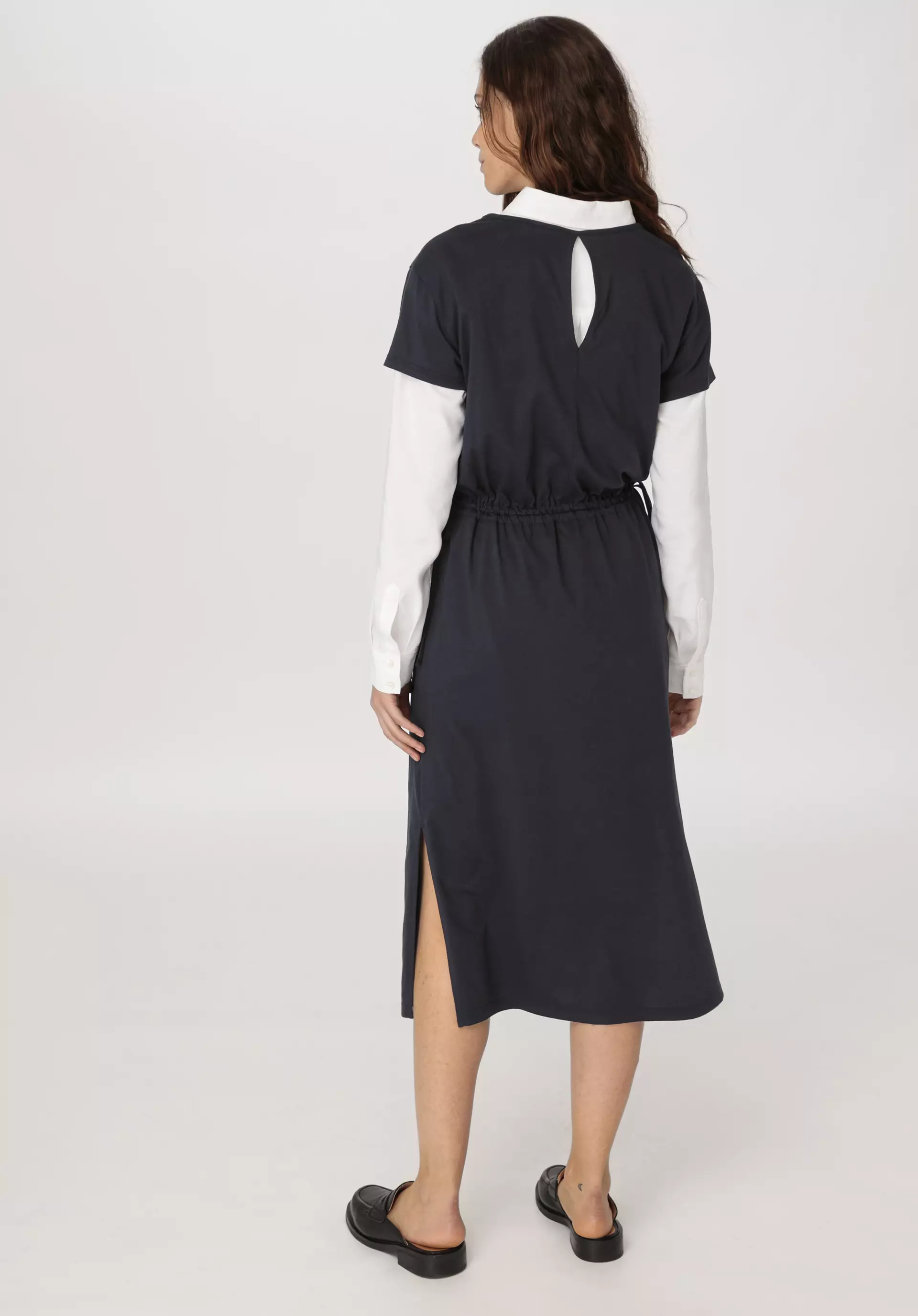 Jersey Kleid Midi Regular aus reiner Bio-Baumwolle - 1