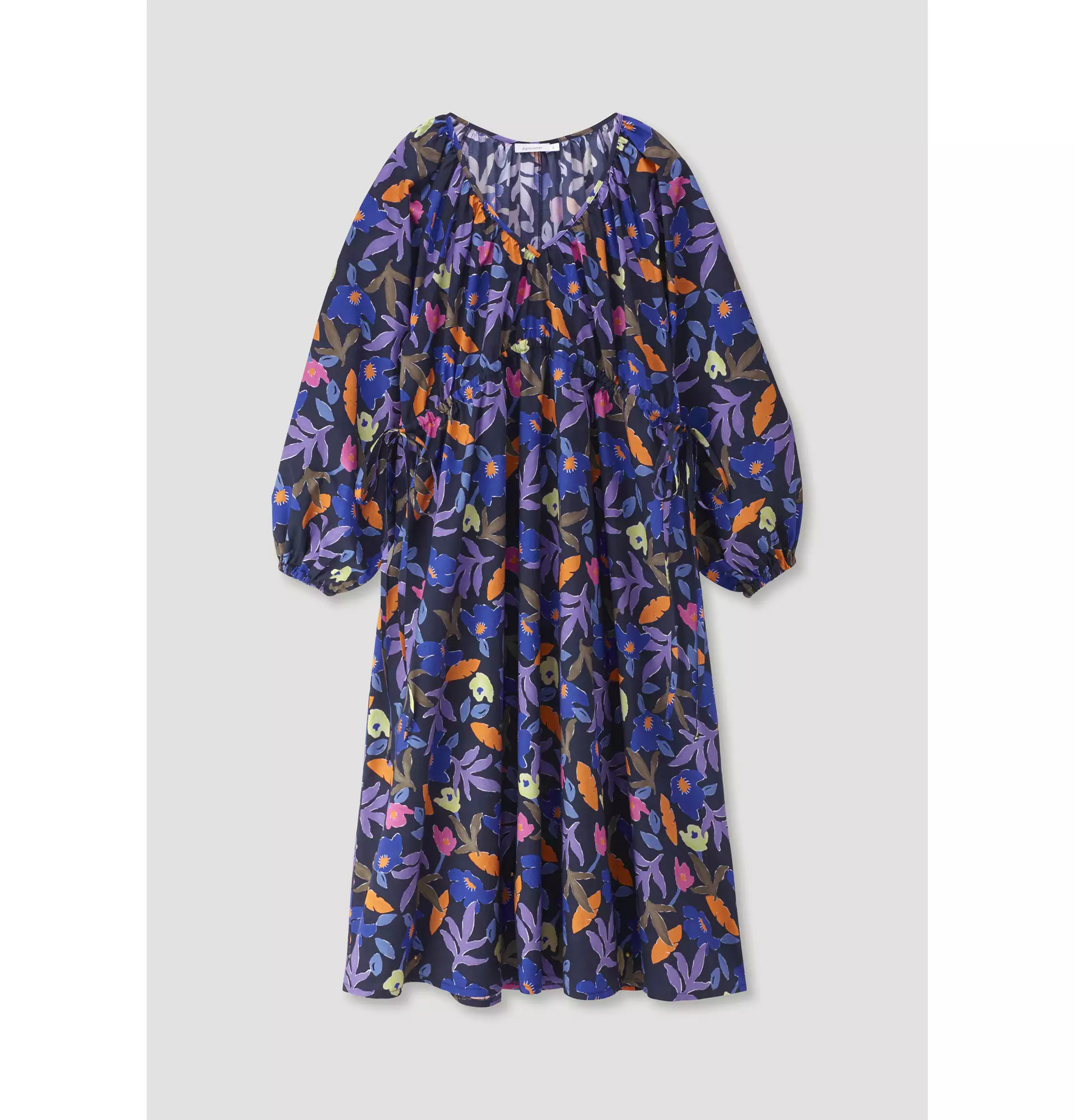 Popeline Kleid Midi Oversize aus reiner Bio-Baumwolle - 4