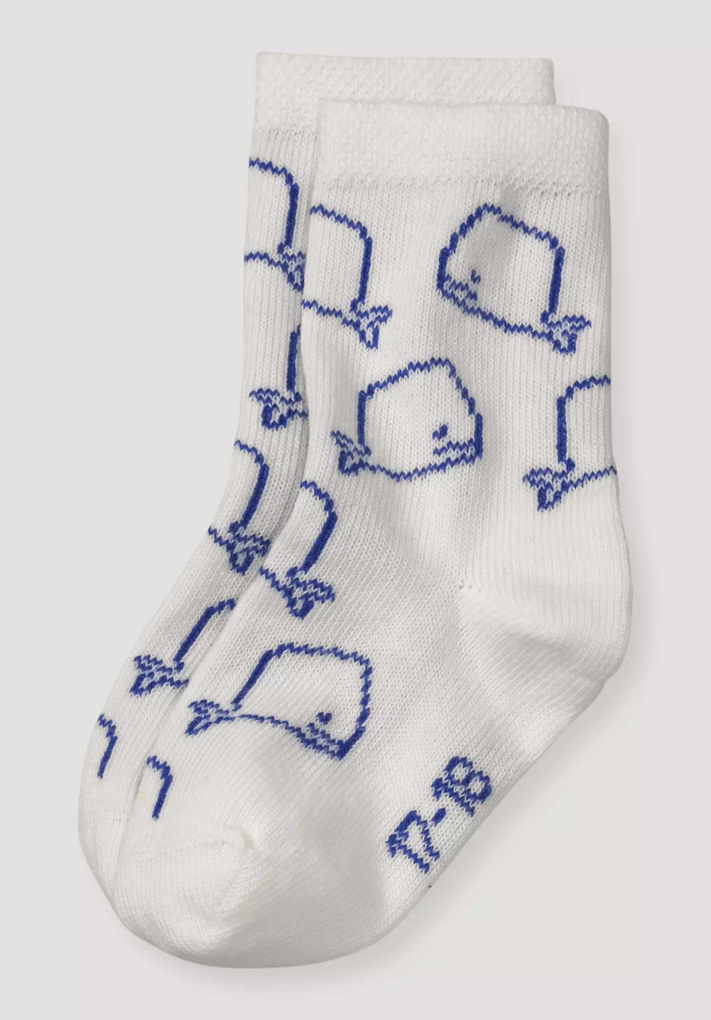 Socke mit Motiv aus Bio-Baumwolle - 0
