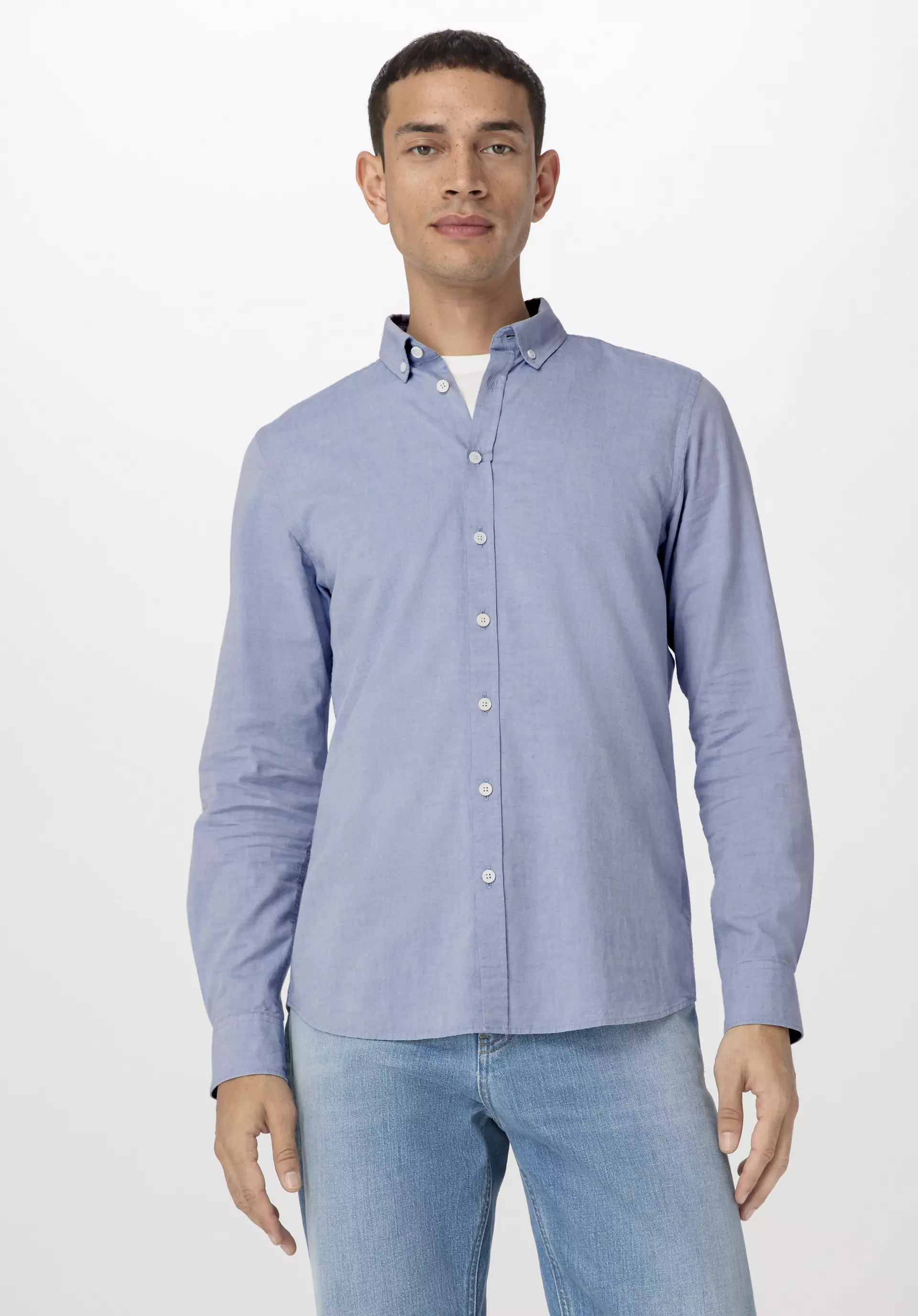 Oxford-Hemd Regular aus reiner Bio-Baumwolle - 1