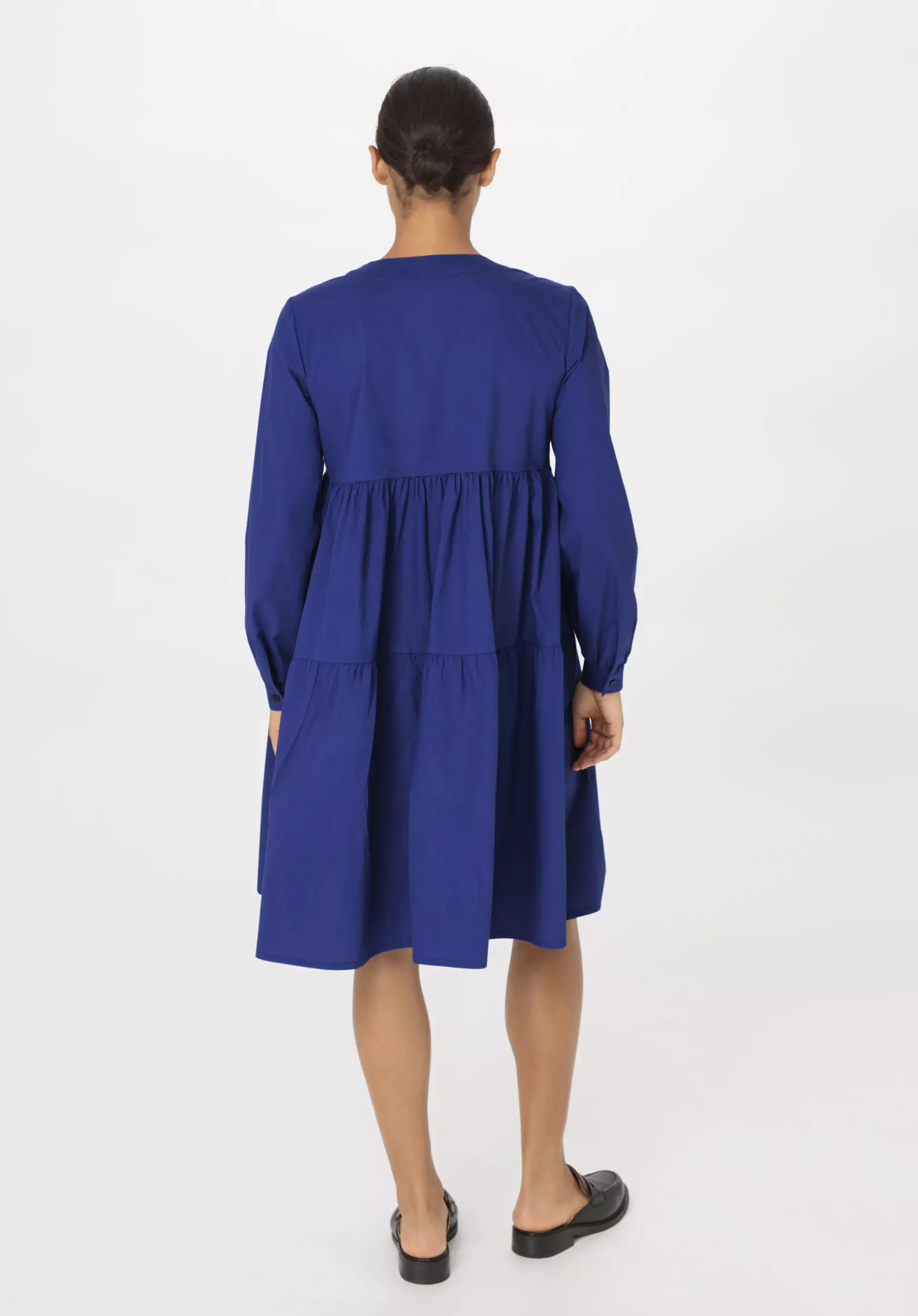 Brushed Popeline Kleid Mini Relaxed aus reiner Bio-Baumwolle - 2
