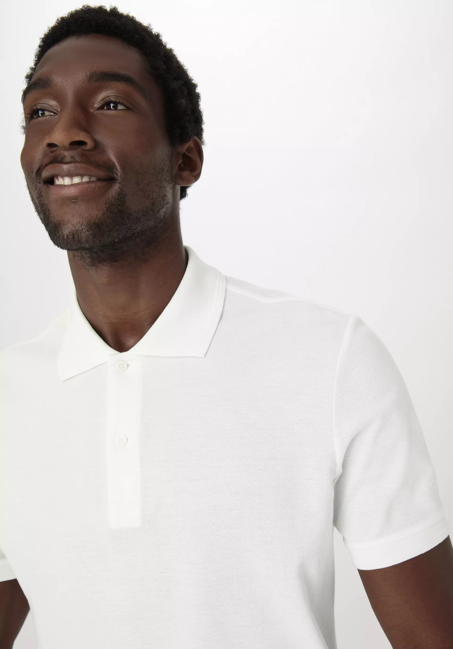 Zwirn Polo Shirt Regular aus reiner Bio-Baumwolle - 0