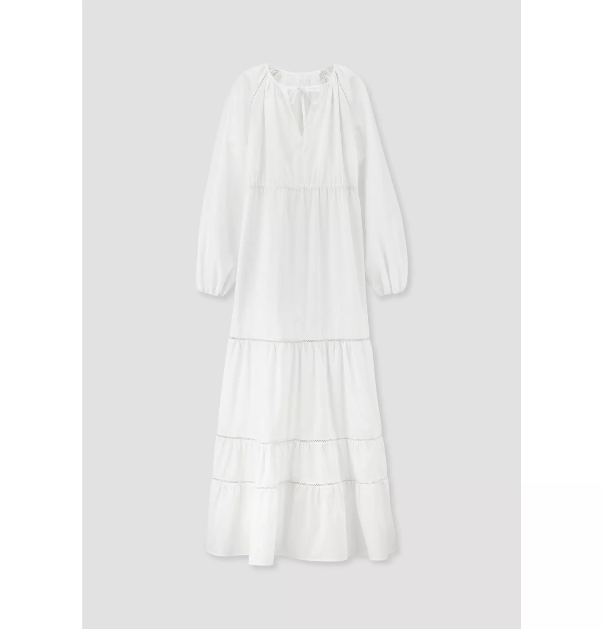 Brushed Popeline Kleid Maxi Relaxed aus reiner Bio-Baumwolle - 5