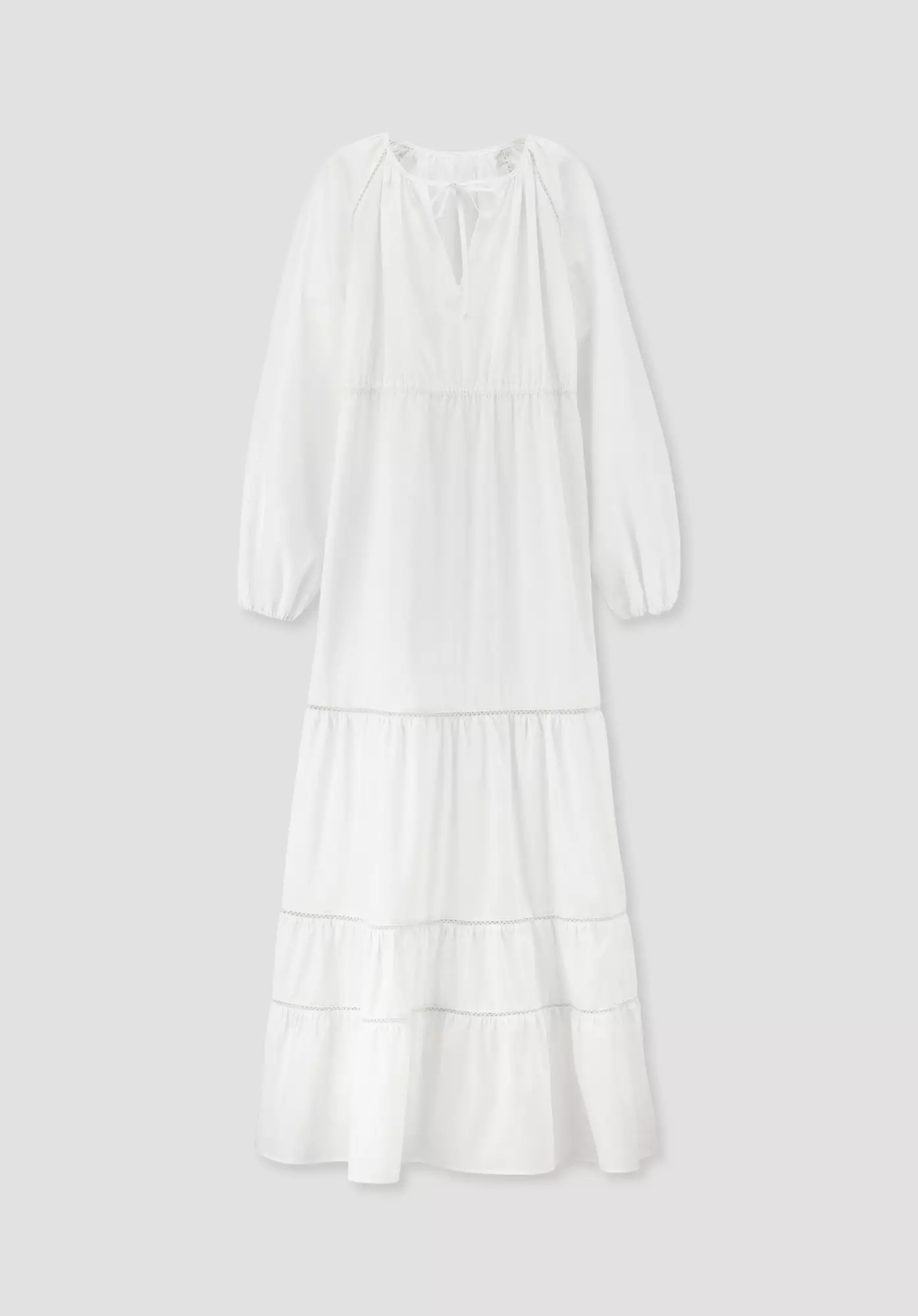 Brushed Popeline Kleid Maxi Relaxed aus reiner Bio-Baumwolle - 5