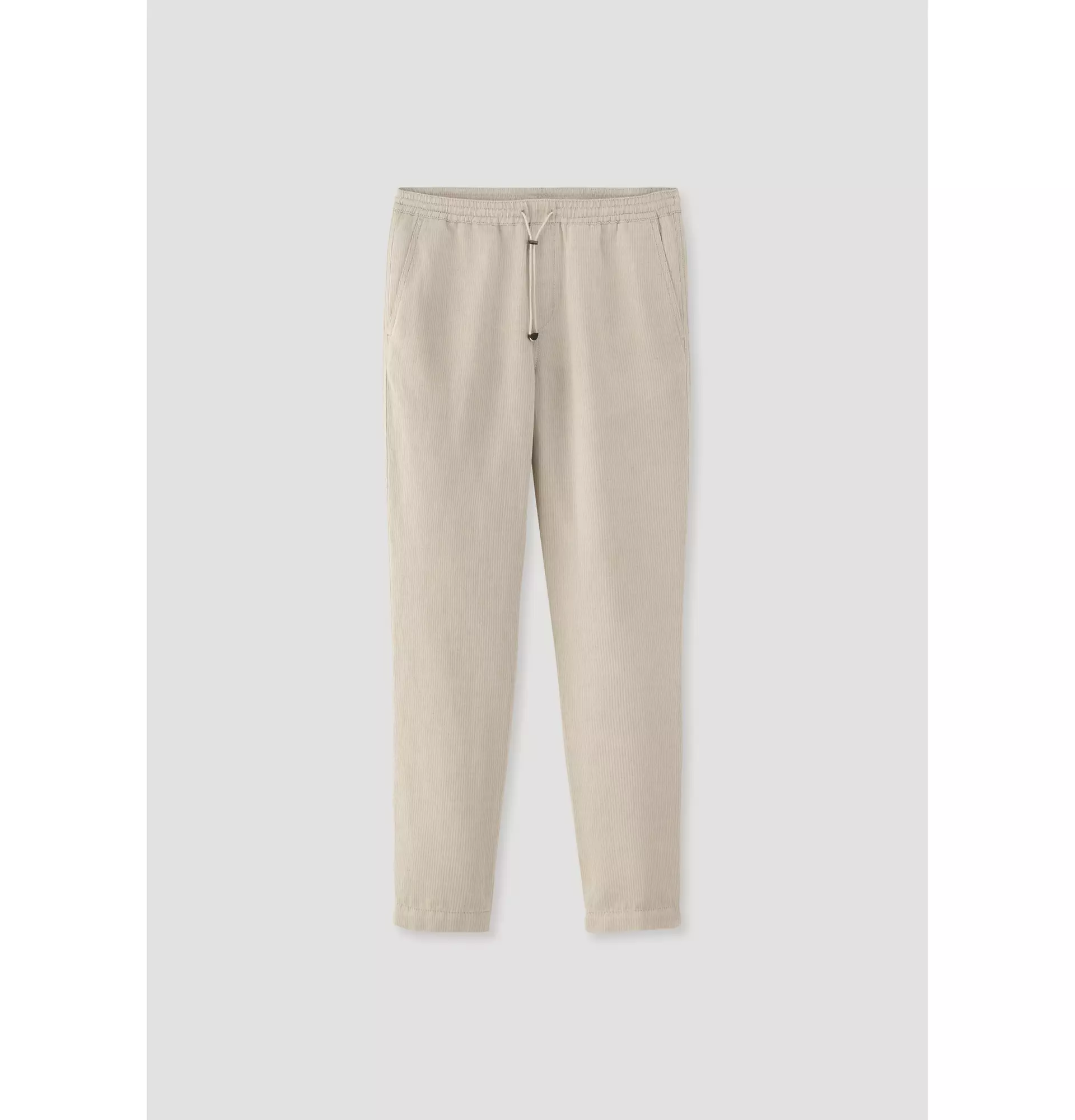 ENEA Regular jogging pants made of organic cotton with linen - 4