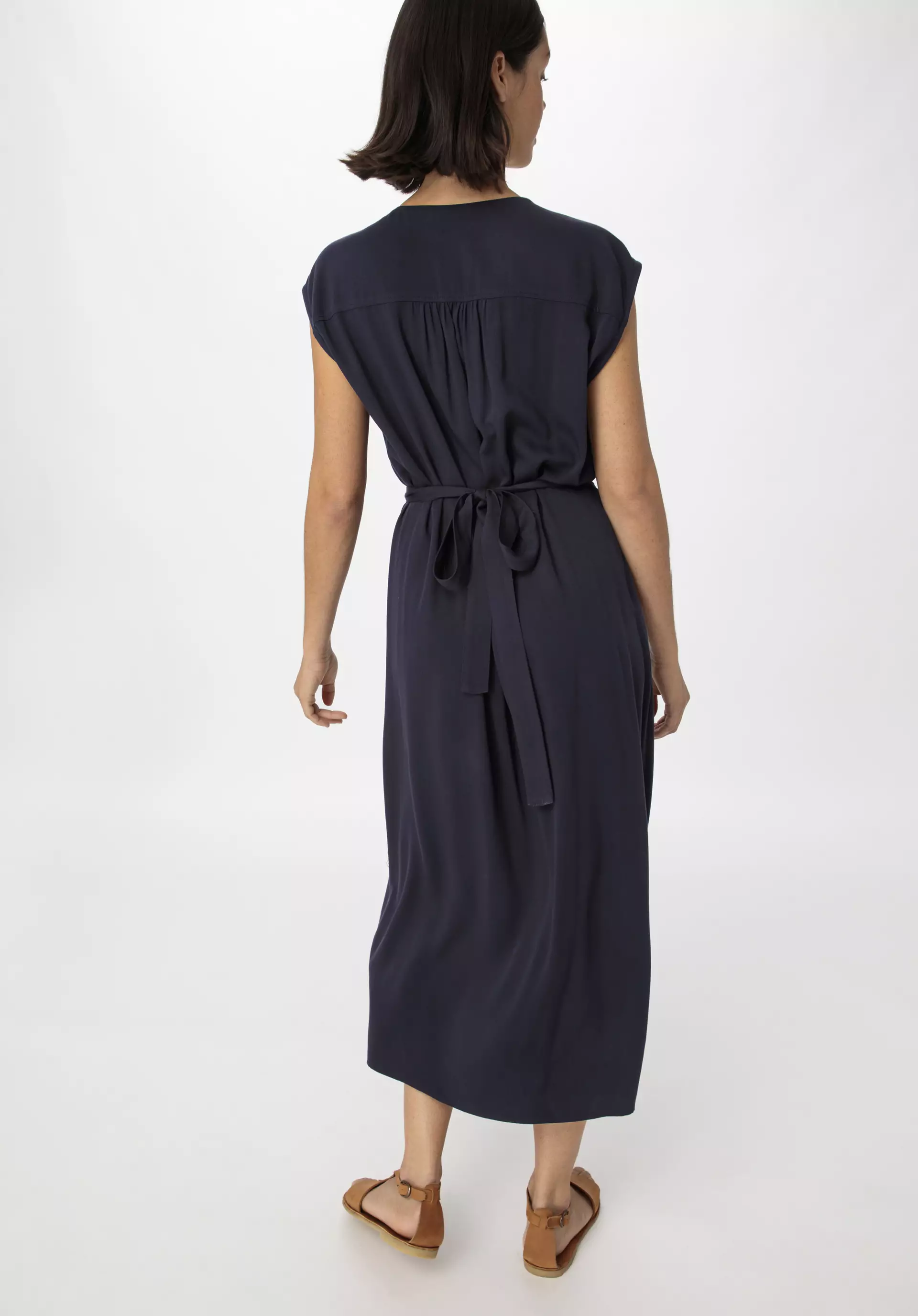 Kleid Midi Regular aus LENZING™ ECOVERO™ Viskose - 2