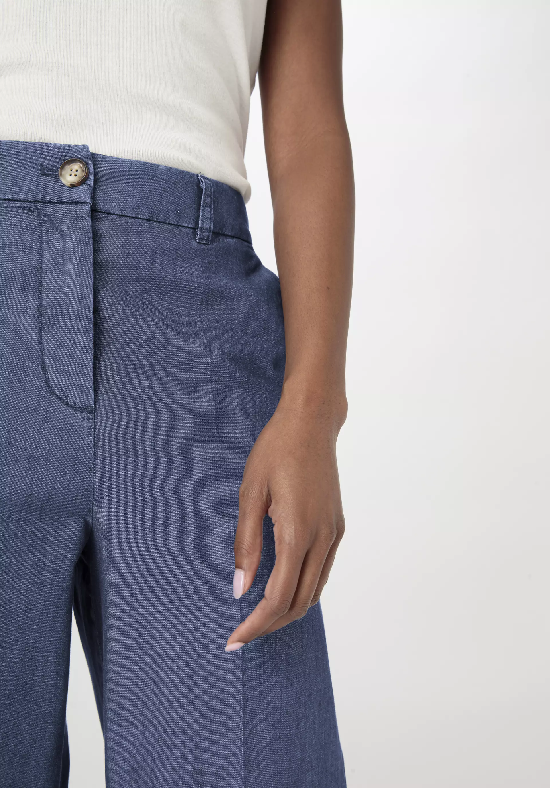 Jeans Culotte Regular made from pure organic denim - 2