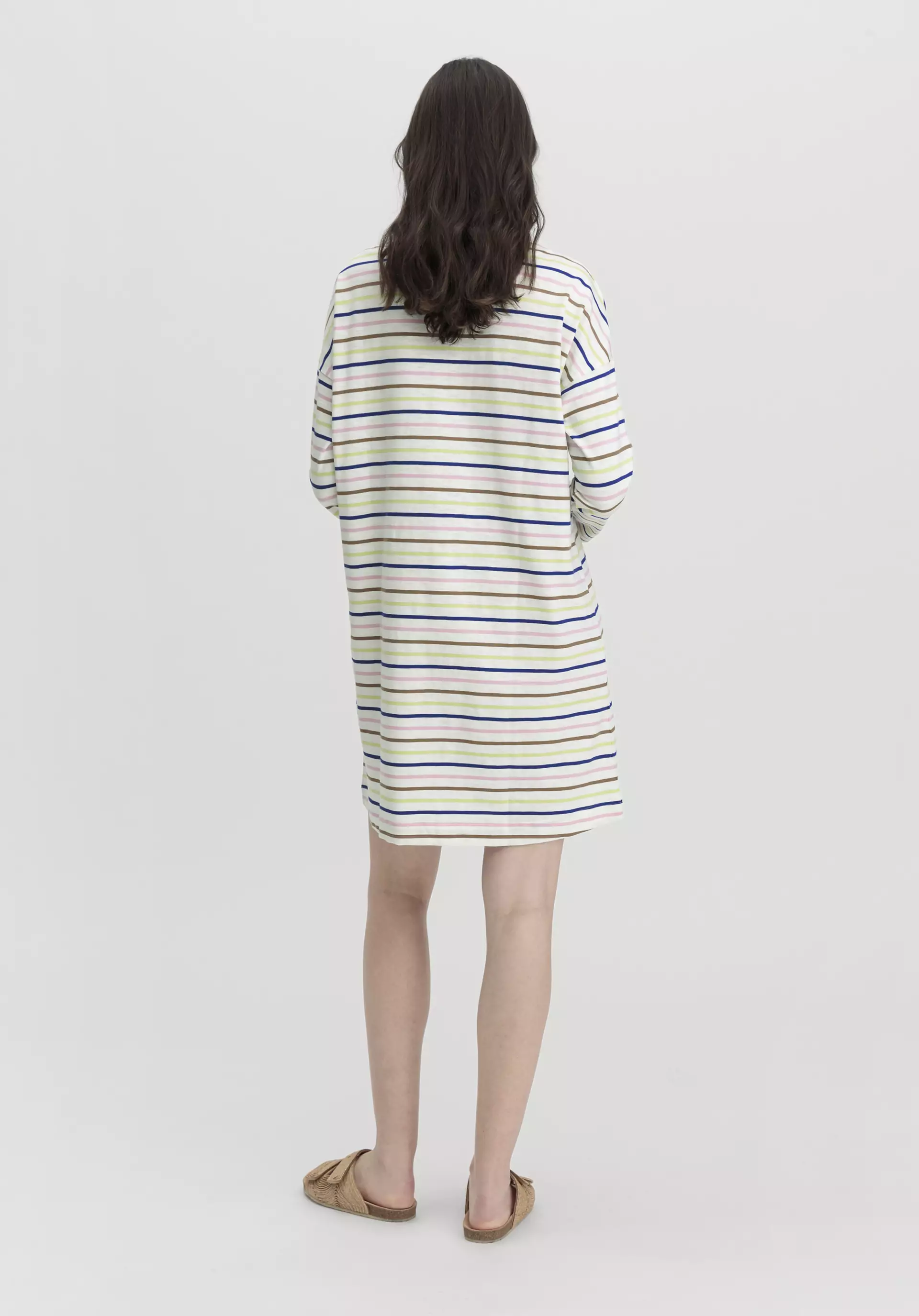 Heavy Slub Kleid Mini Oversize aus reiner Bio-Baumwolle - 1