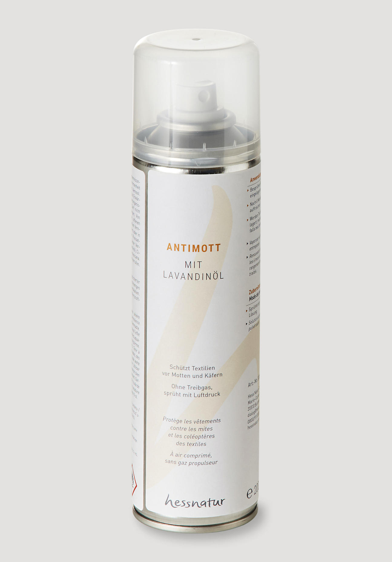 hessnatur Antimott Textil-Schutzspray – farblos – Größe 200 ML