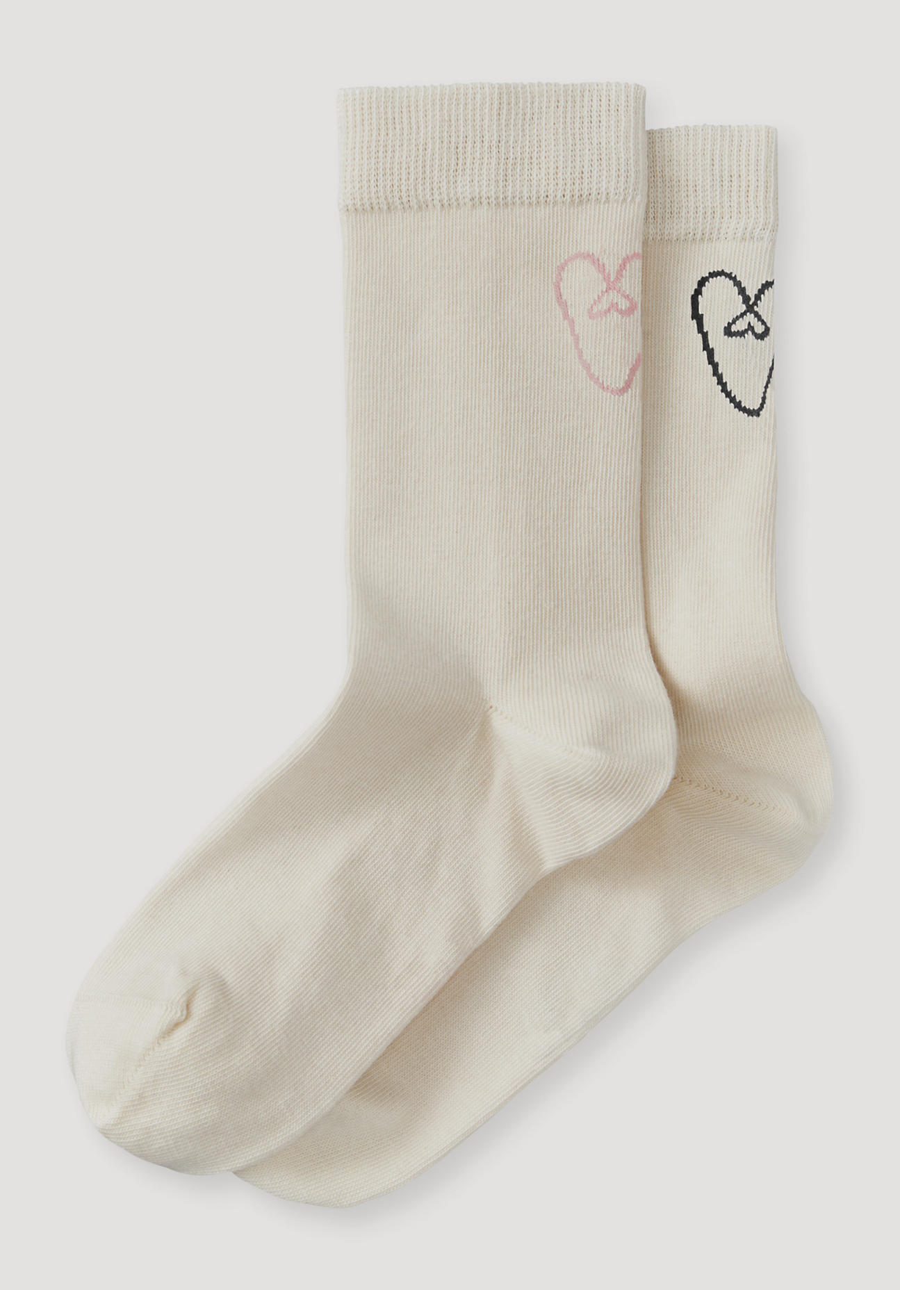 hessnatur Damen-Socke im aus Bio-Baumwolle - naturweiss sortiert Größe 41-43