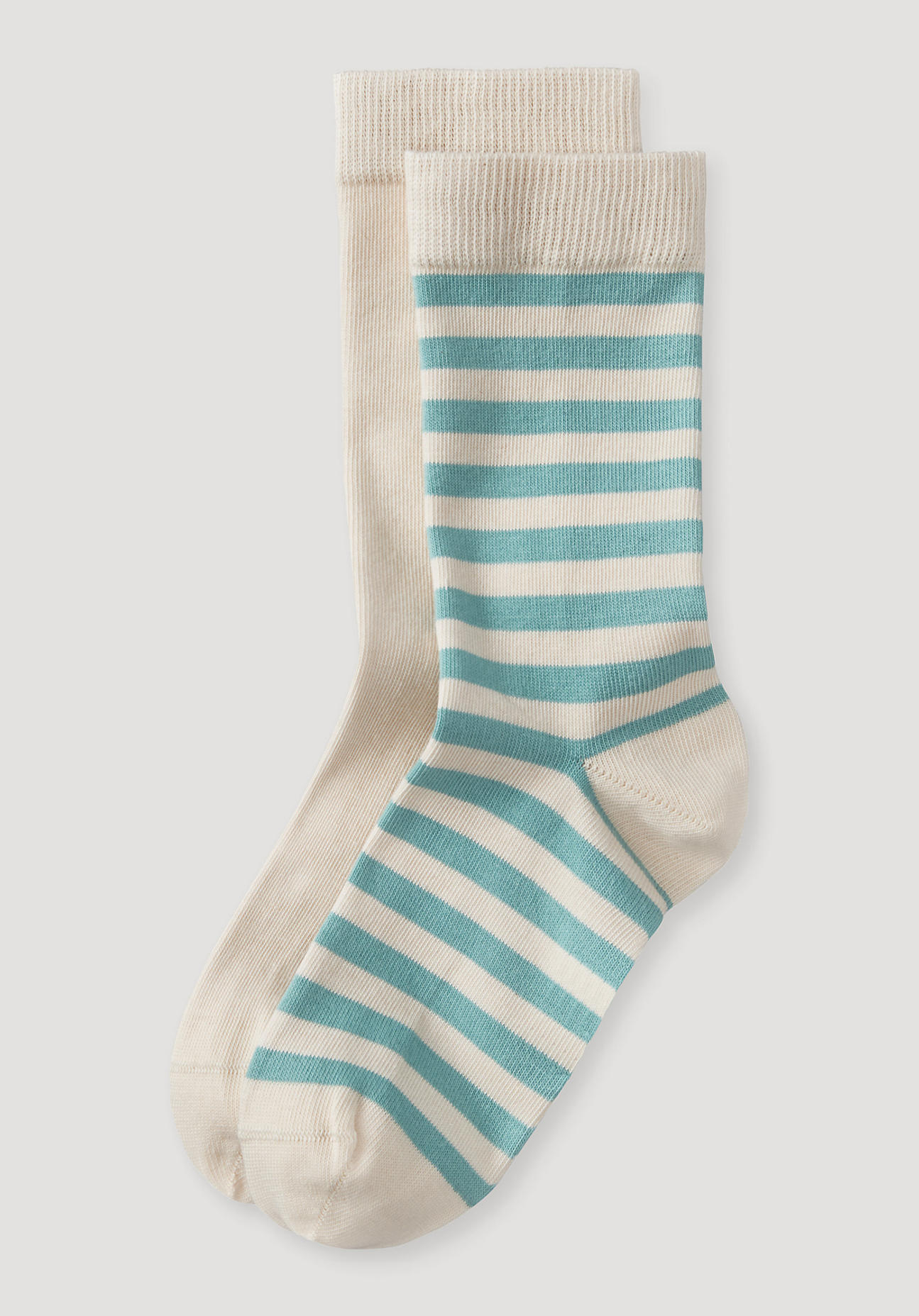 hessnatur Damen-Socke im aus Bio-Baumwolle - jadelime sortiert Größe 41-43