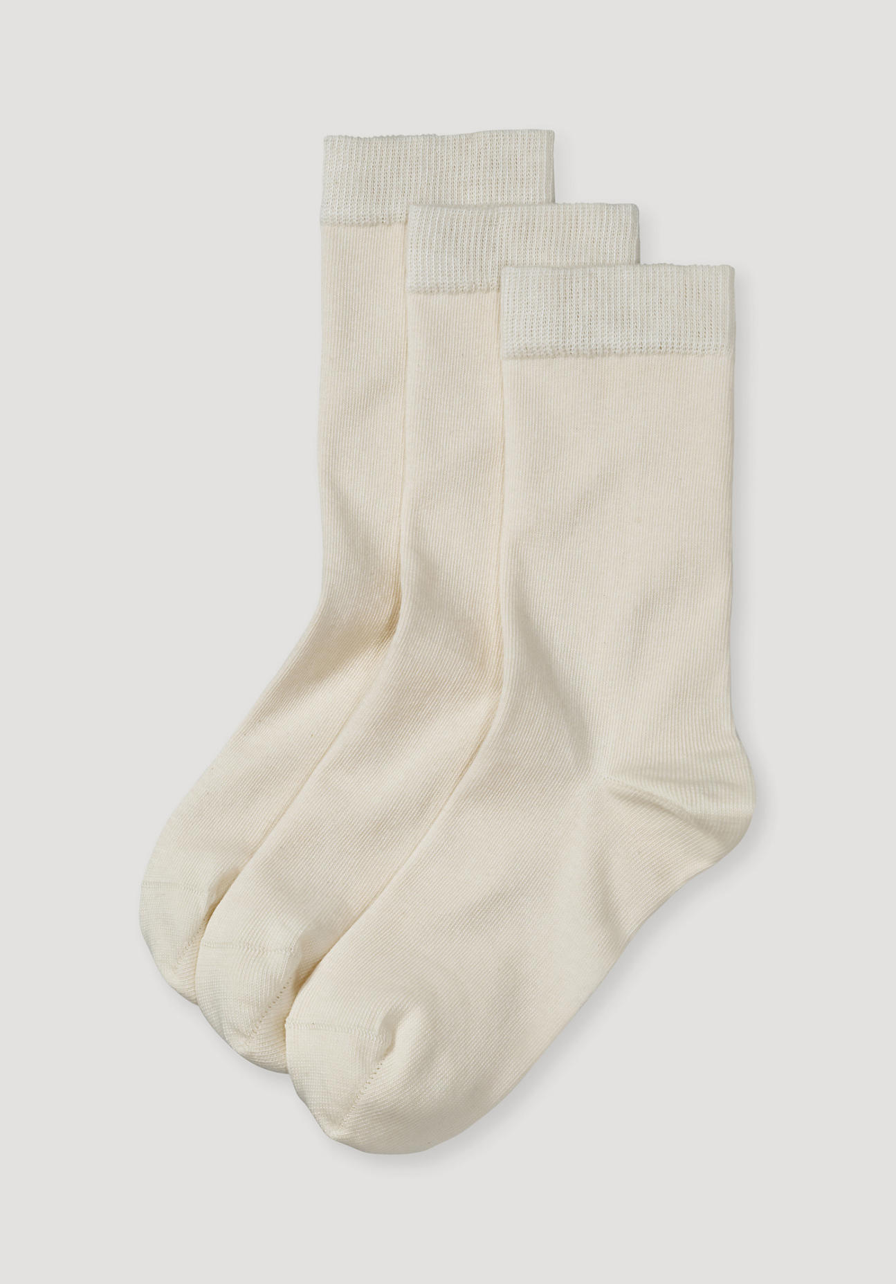 hessnatur Damen-Socke aus Bio-Baumwolle - weiß Größe 38-40