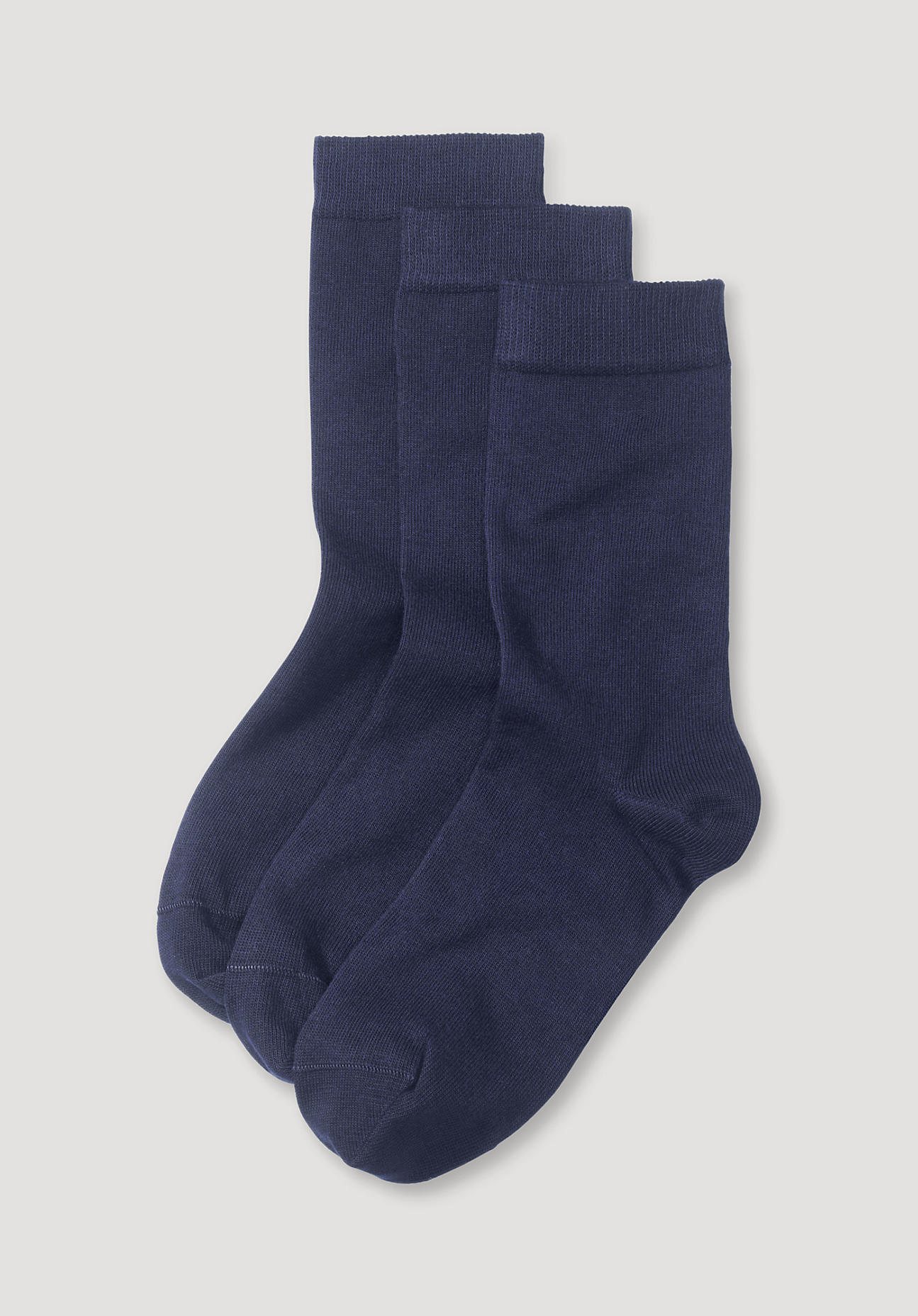 hessnatur Damen-Socke aus Bio-Baumwolle - blau Größe 41-43