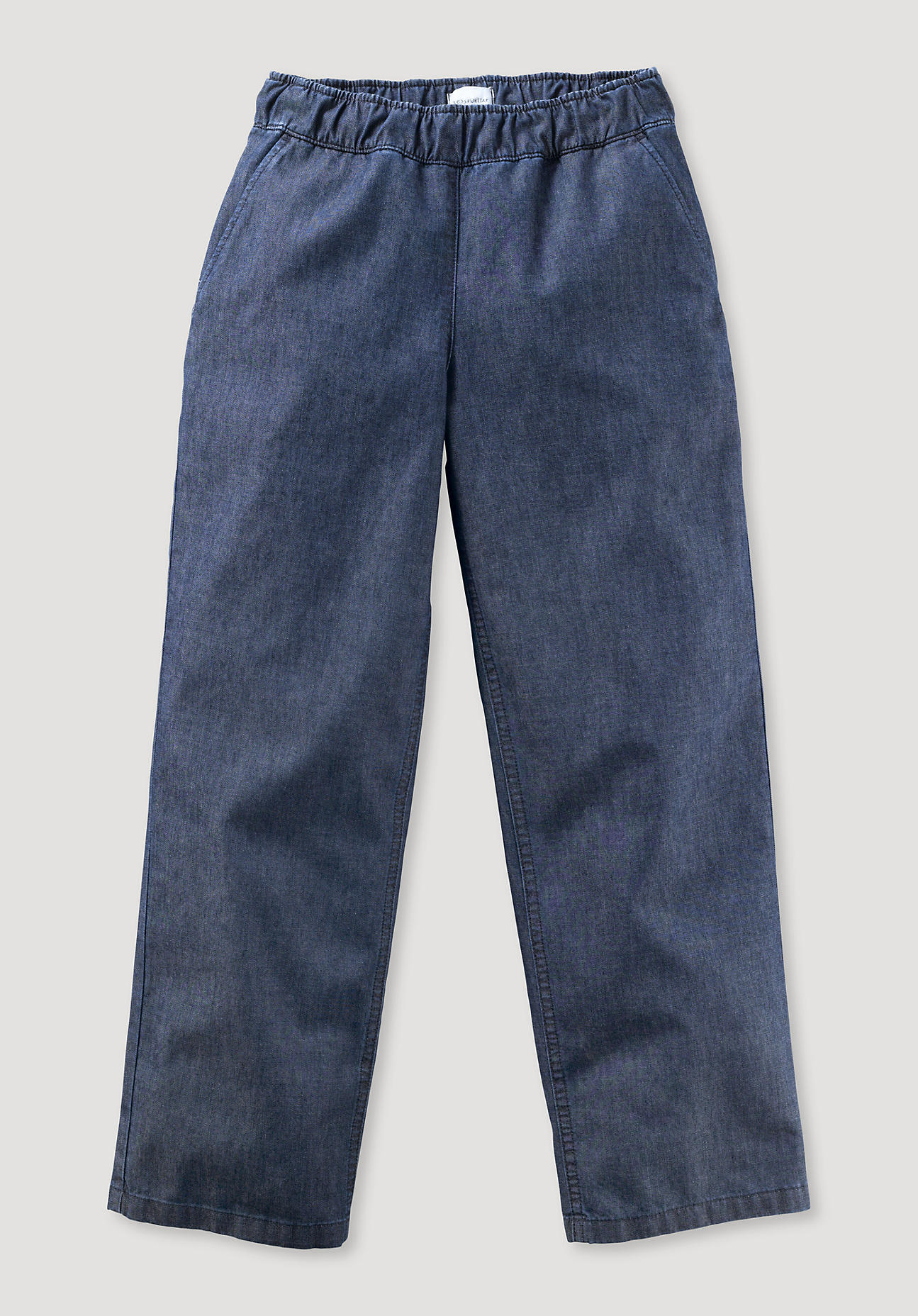 hessnatur Kinder Denim-Hose aus Bio-Baumwolle – blau – Größe 110