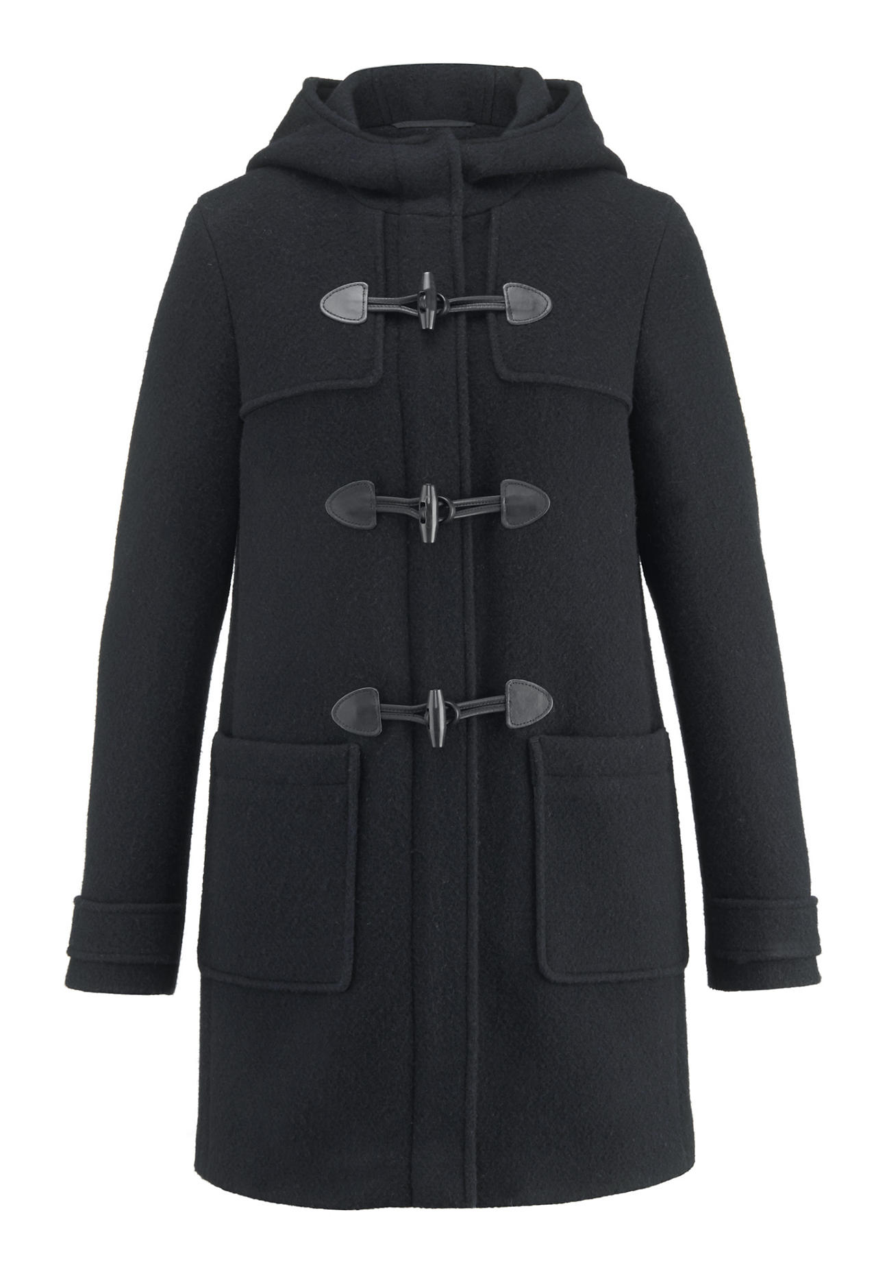 hessnatur Damen Dufflecoat aus Merinowolle - marine - Größe 48 hessnatur Damen Dufflecoat aus Merinowolle - marine - Größe 48