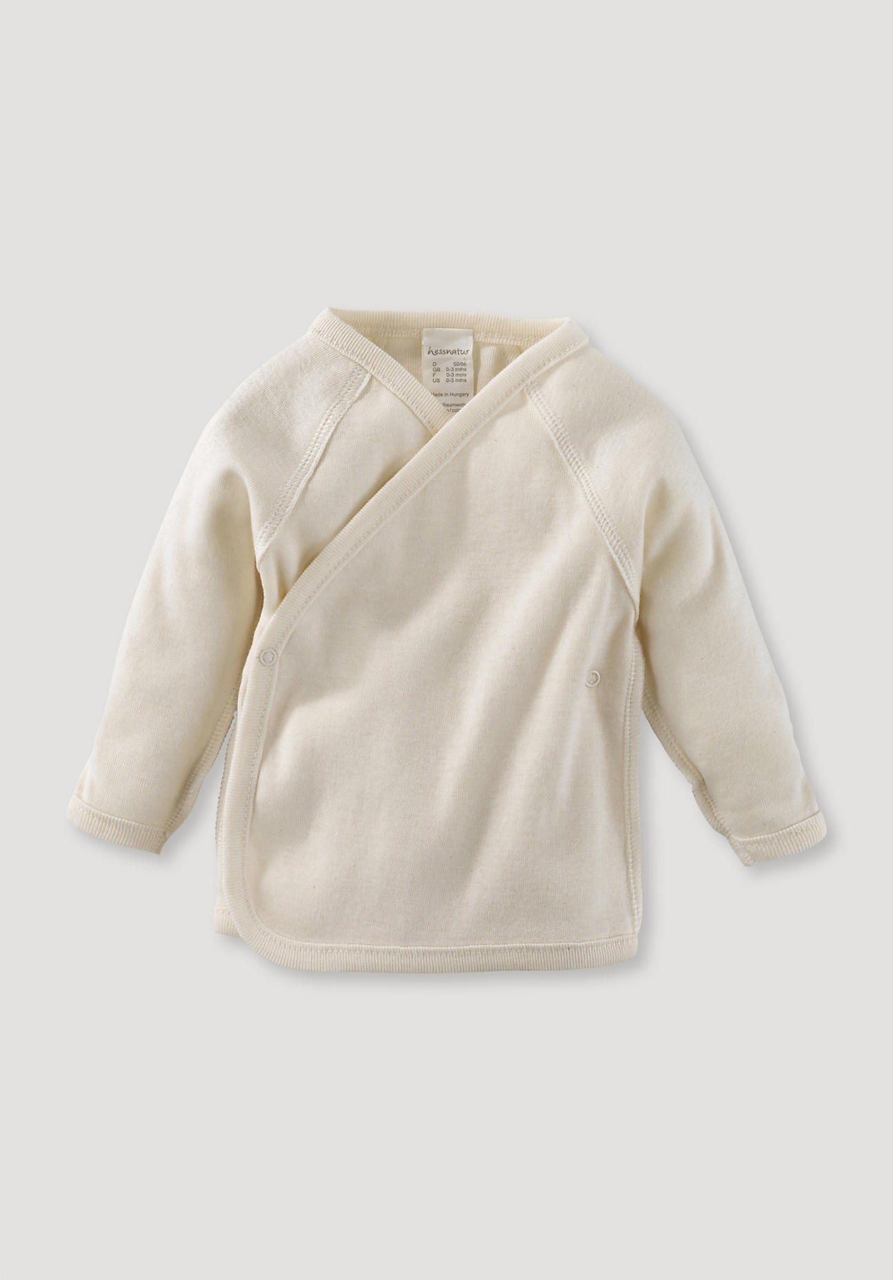 hessnatur Baby Erstausstattung Regular 2-er Set aus Bio-Baumwolle - natur Größe 74/80