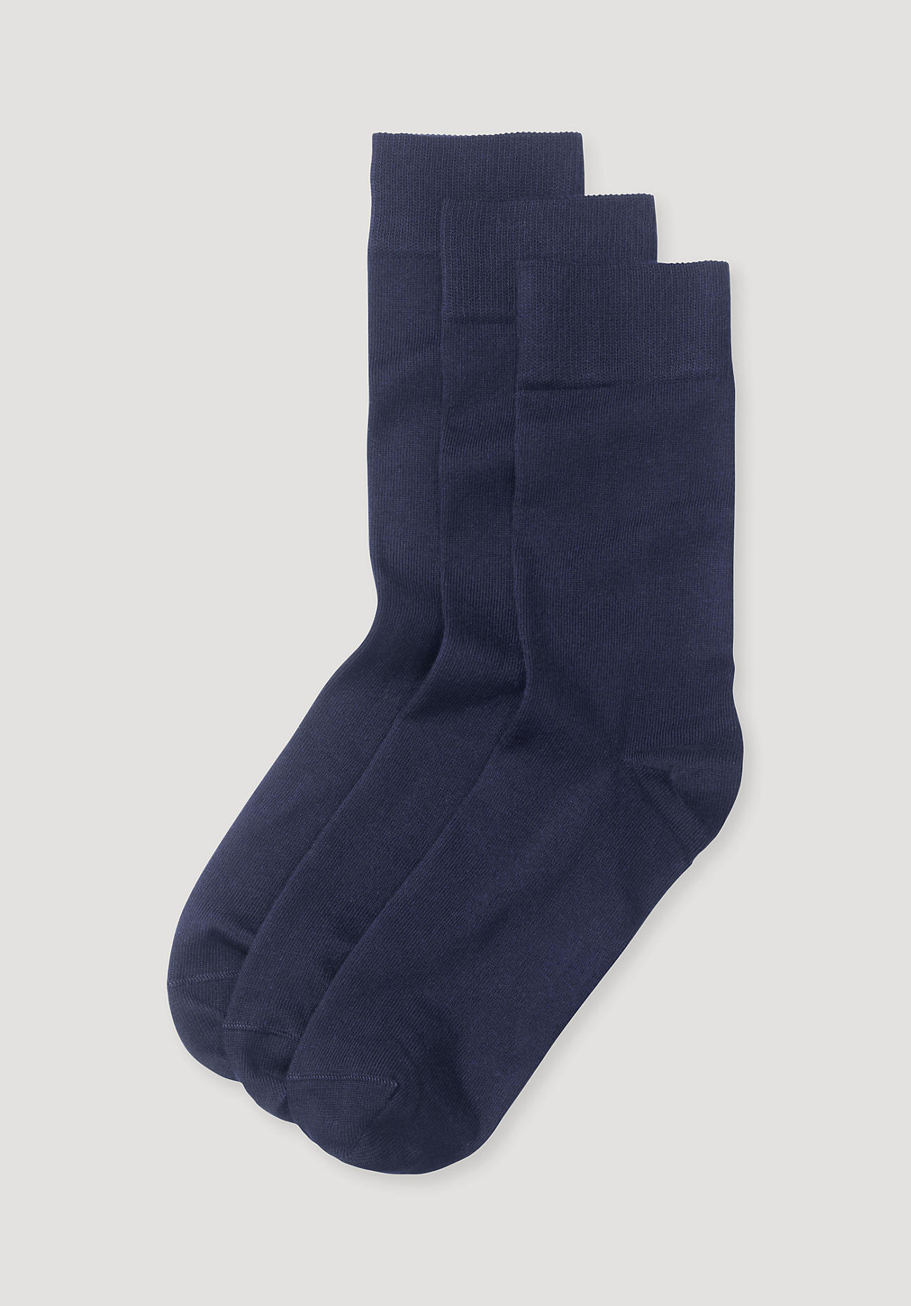 hessnatur Herren-Socke aus Bio-Baumwolle - blau Größe 46-48