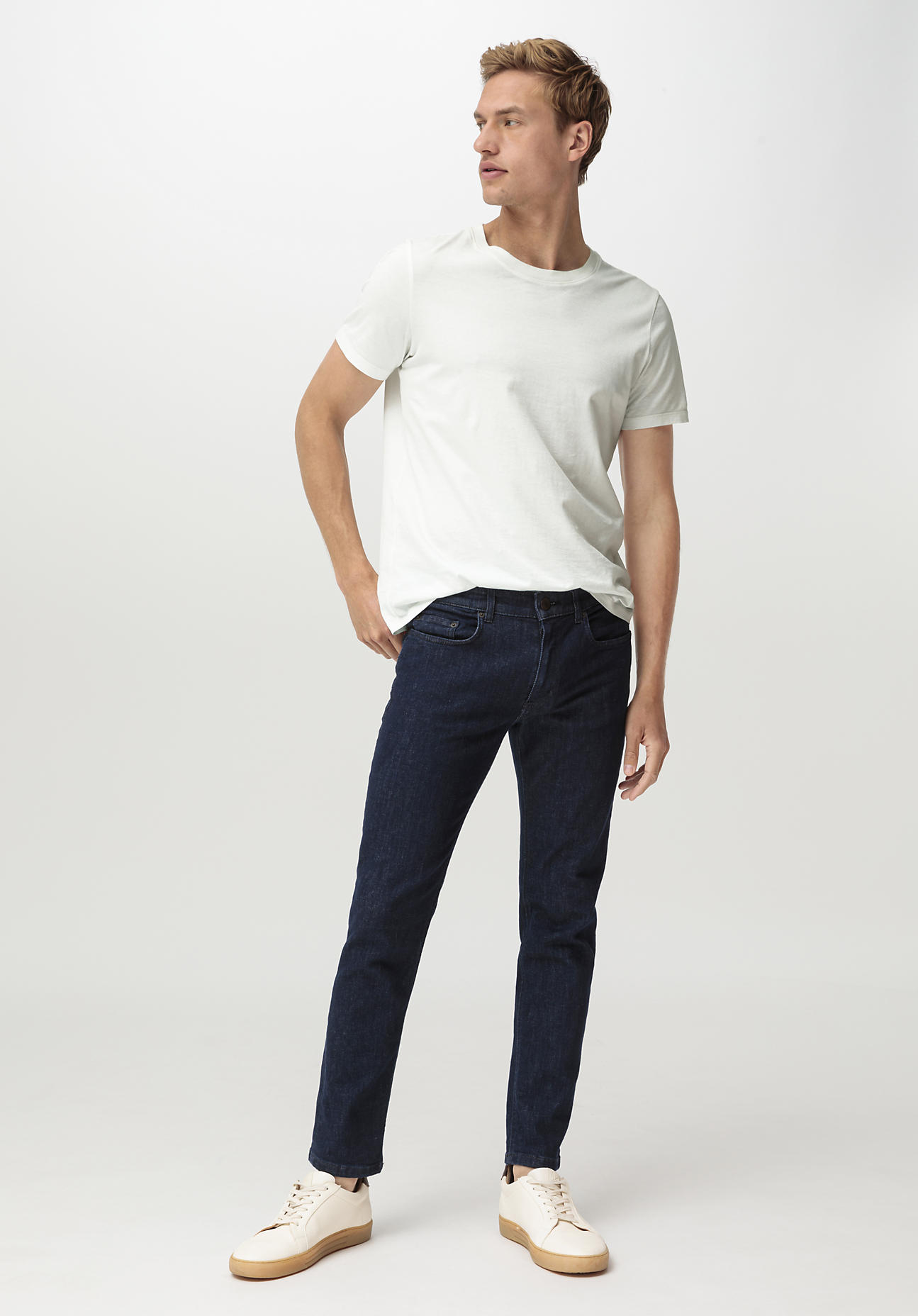 hessnatur Herren Jeans JASPER Slim aus Bio-Denim - blau Größe 28/30