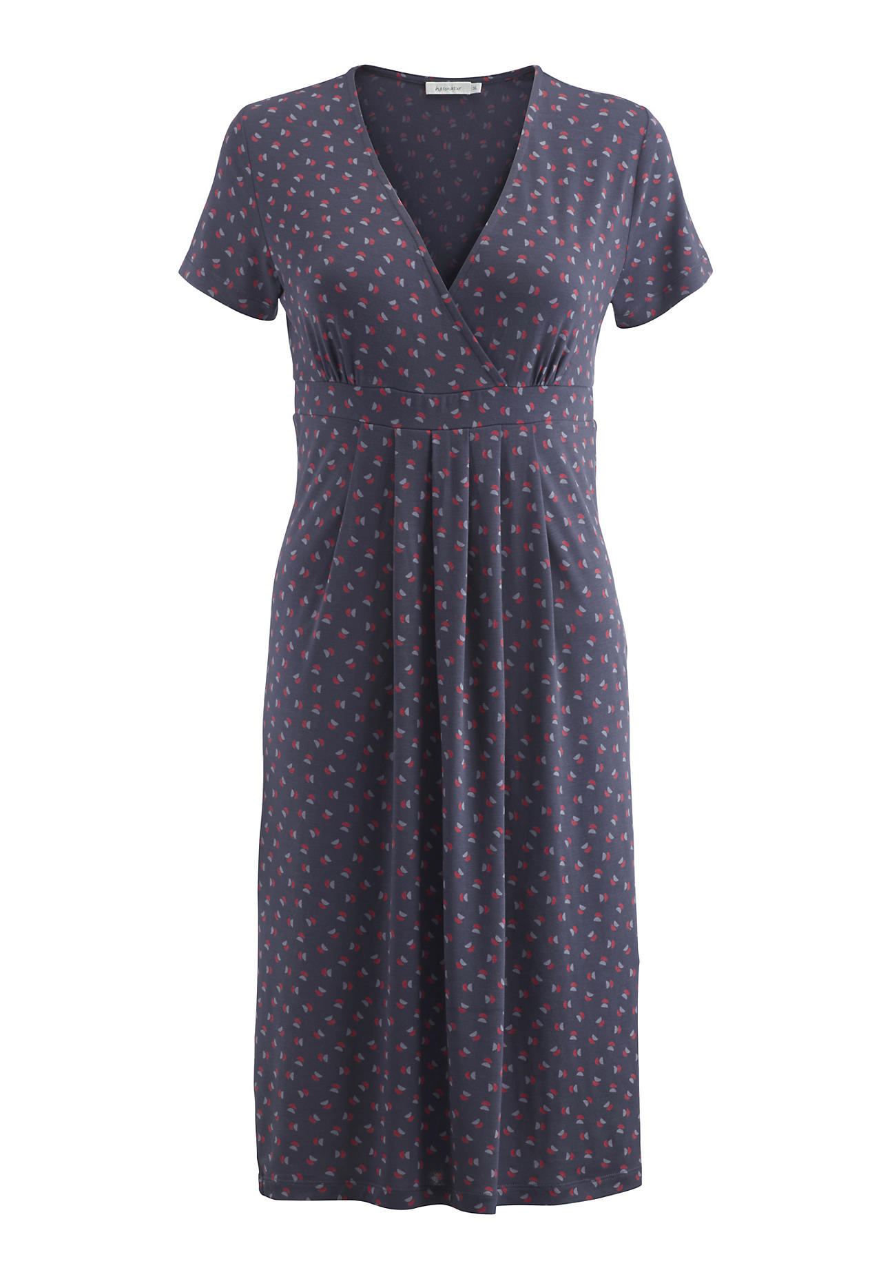 schwarz-creme Patrizia Dini Damen Designer-Etuikleid