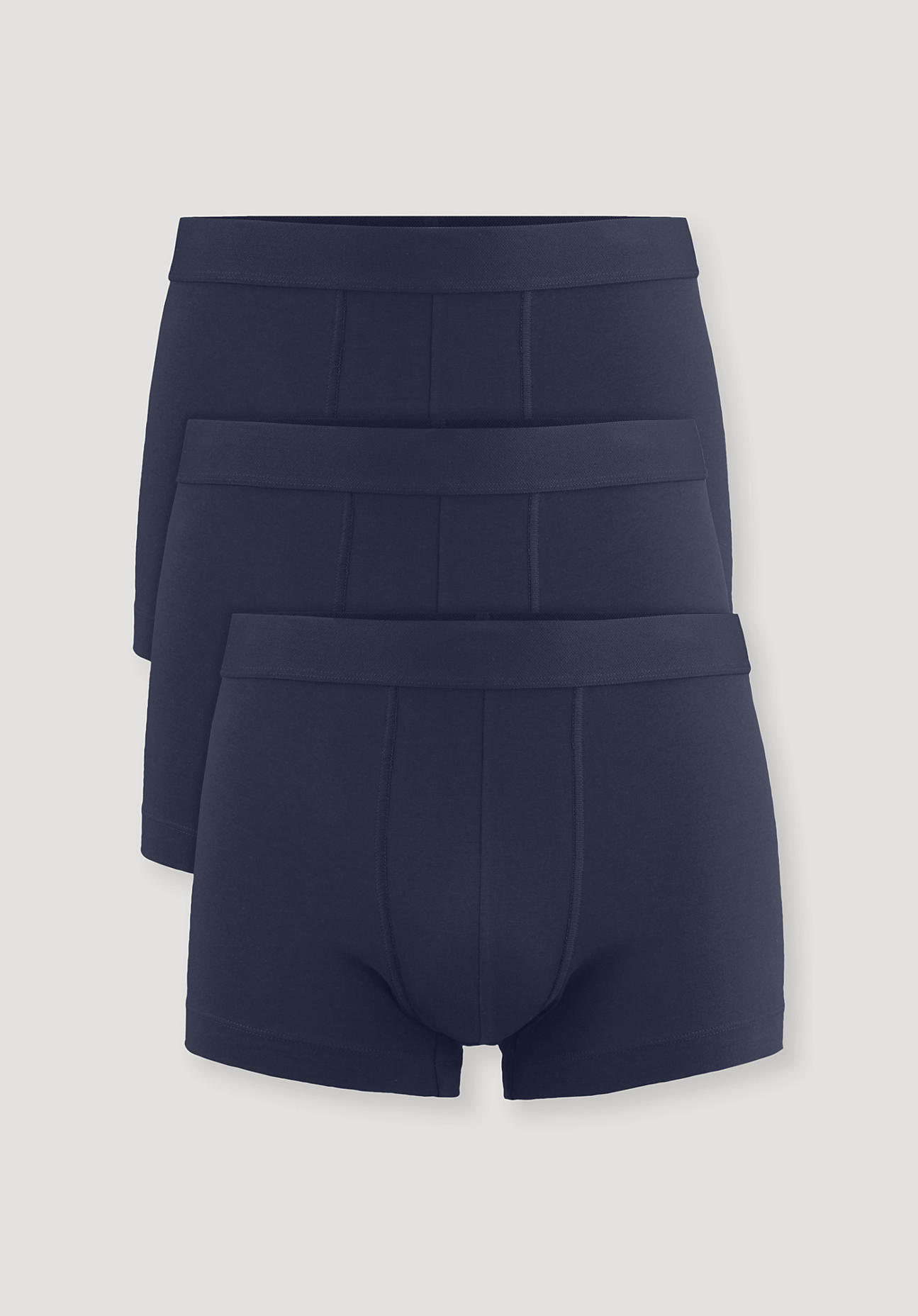 hessnatur Herren Pants Regular Cut COTTON MIX aus Bio-Baumwolle - blau Größe 5 = 48
