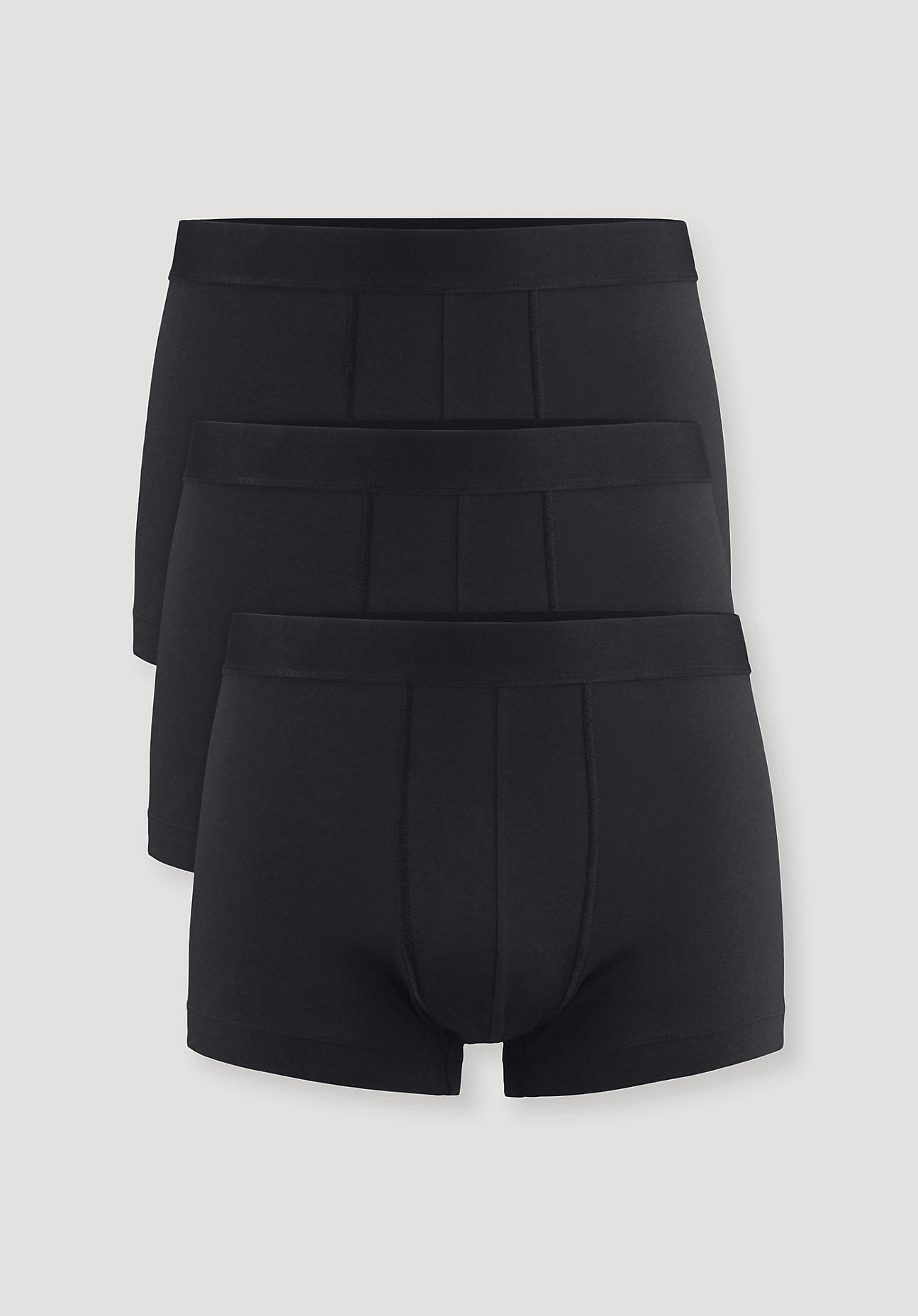 hessnatur Herren Pants Regular Cut COTTON MIX aus Bio-Baumwolle - schwarz Größe 7 = 52/54