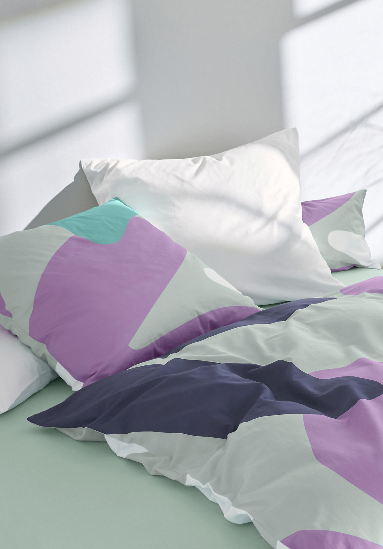 hessnatur Renforcé Bettwäsche-Set SELVA aus Bio-Baumwolle - grün - Größe 15 günstig online kaufen